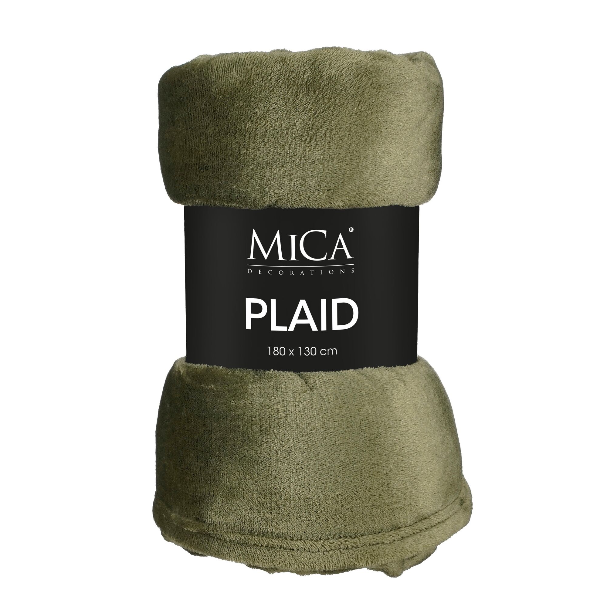 Famke fleece plaid d.groen