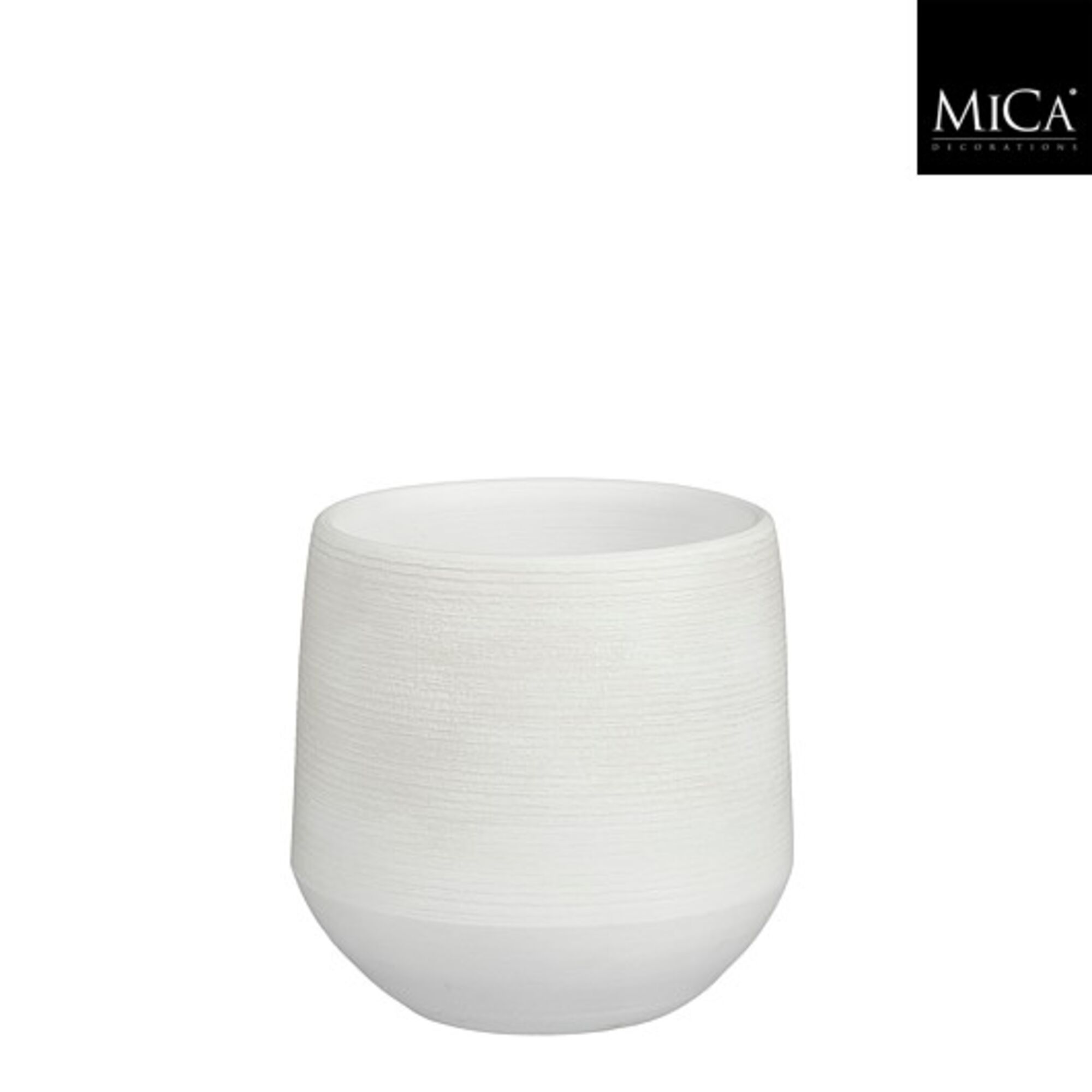Evora pot rond off white