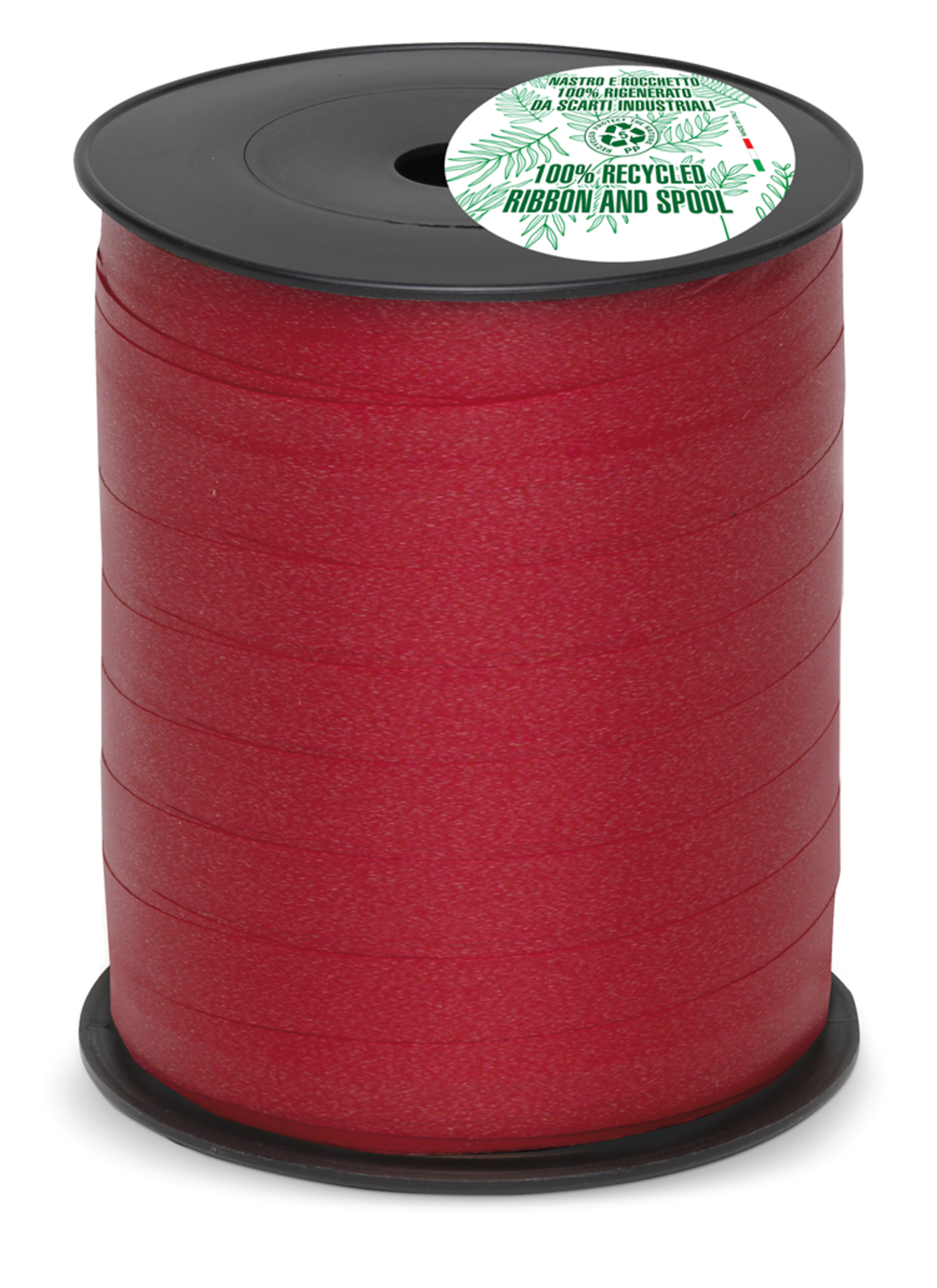 100% Recycled Krullint - Rood