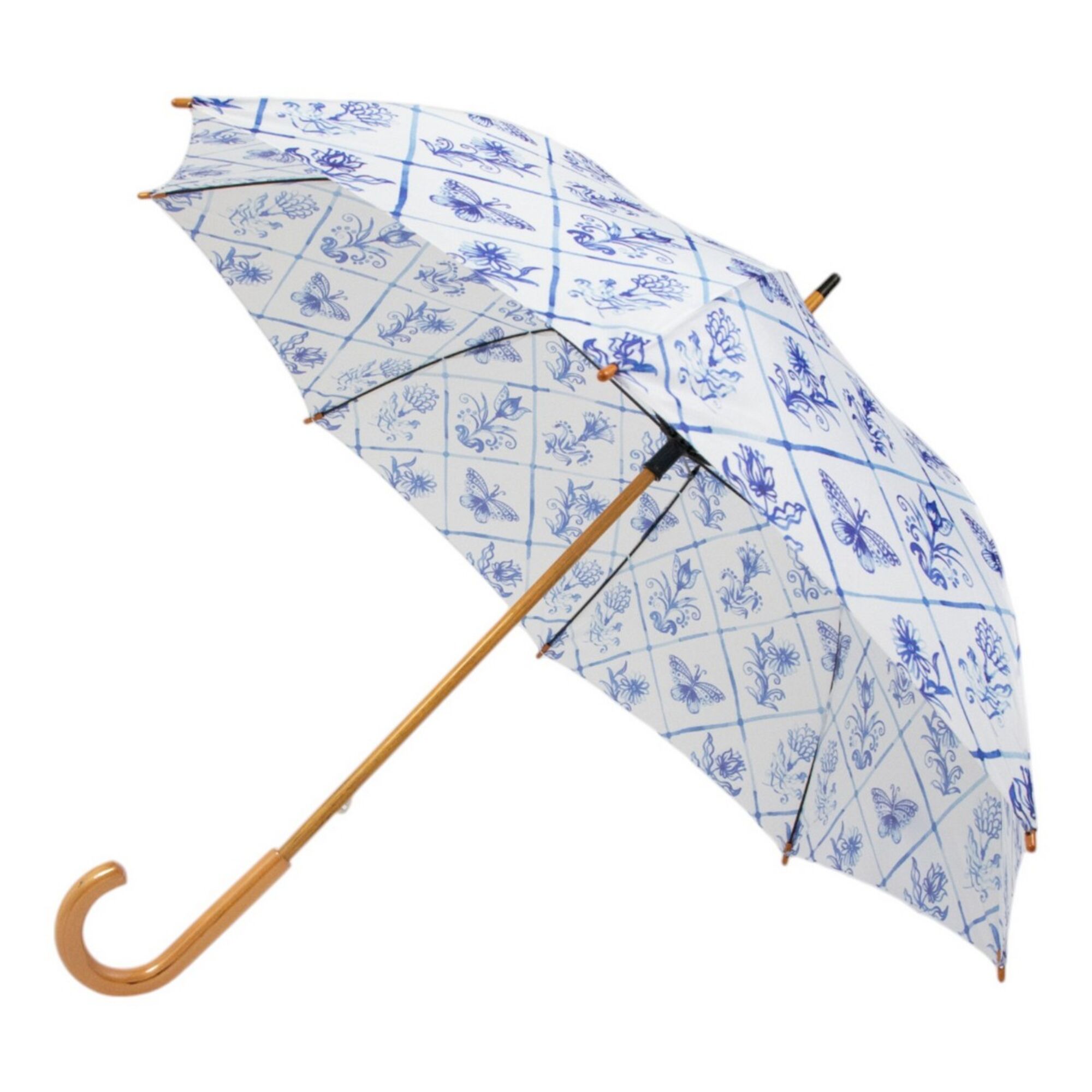 Paraplu Delfts blauw