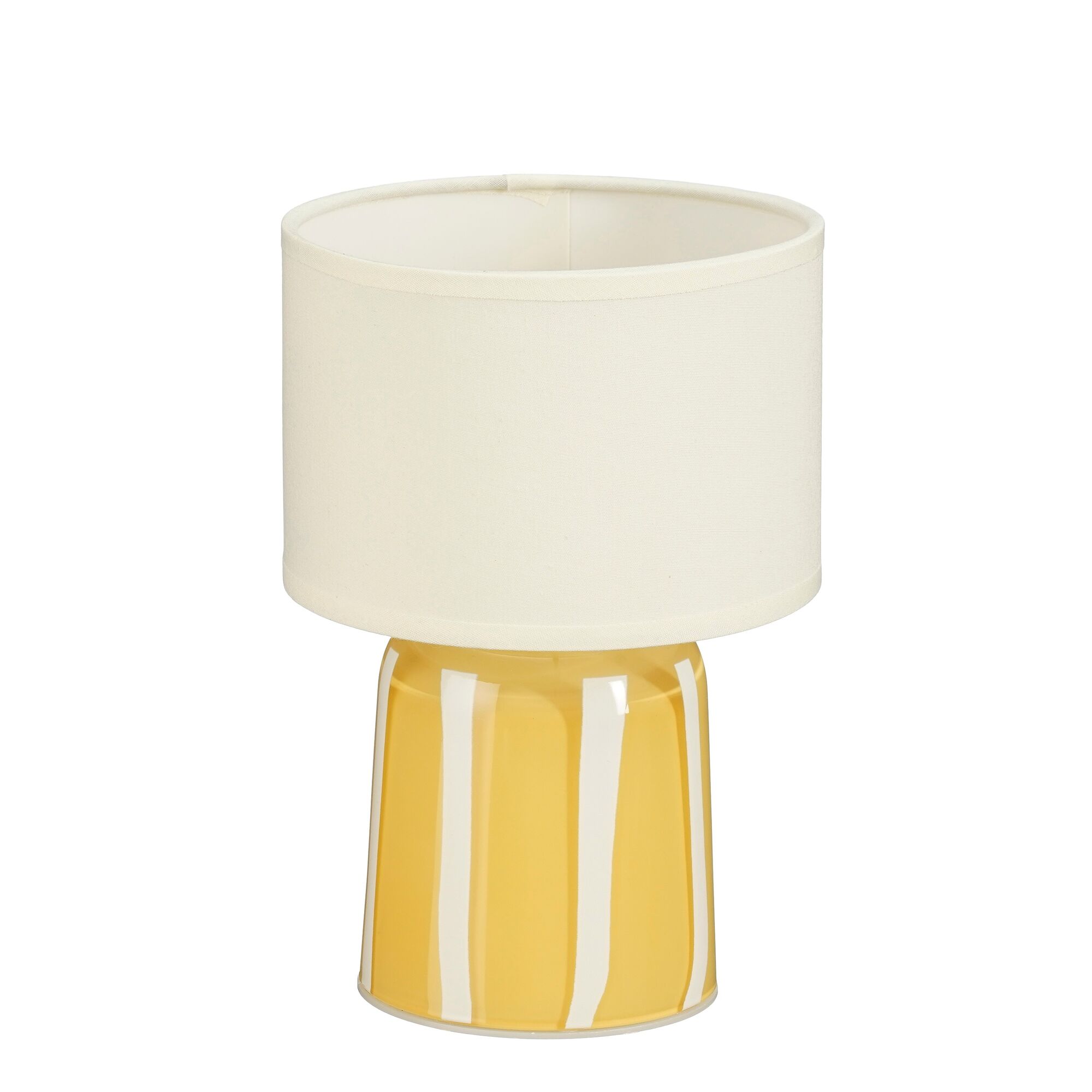 Nolan tafellamp led glas beige battery operated