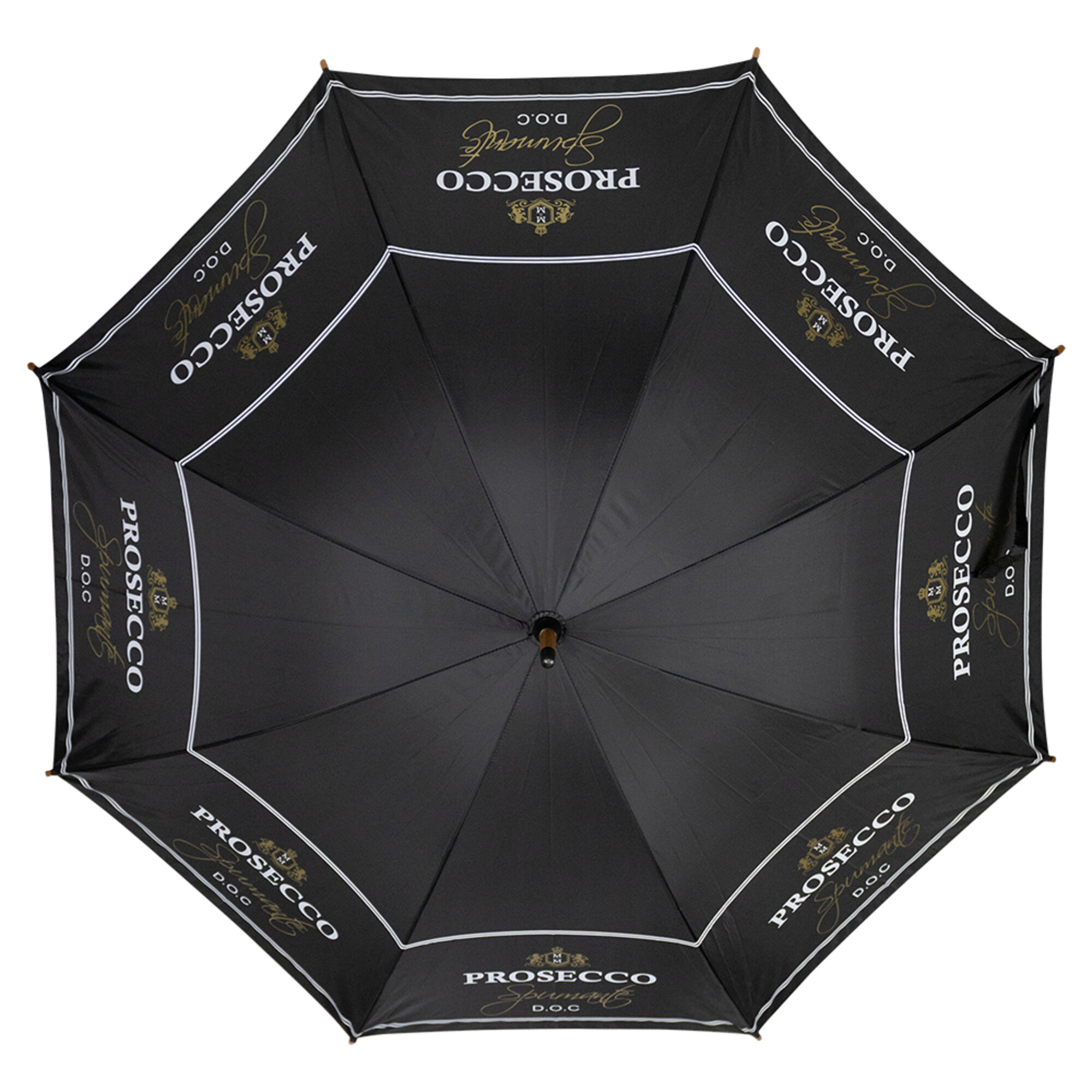 paraplu wijn prosecco zwart