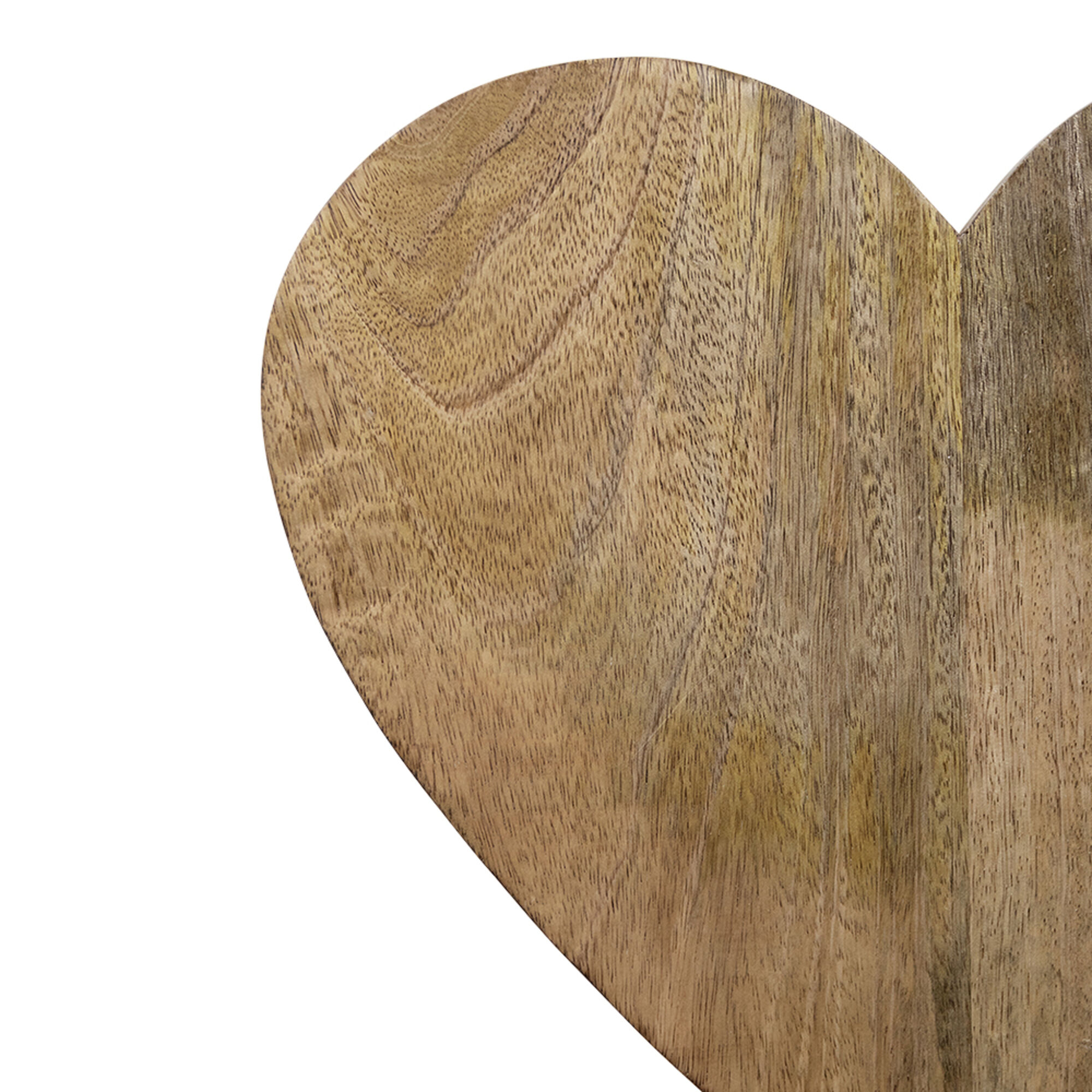 staand hart mango hout