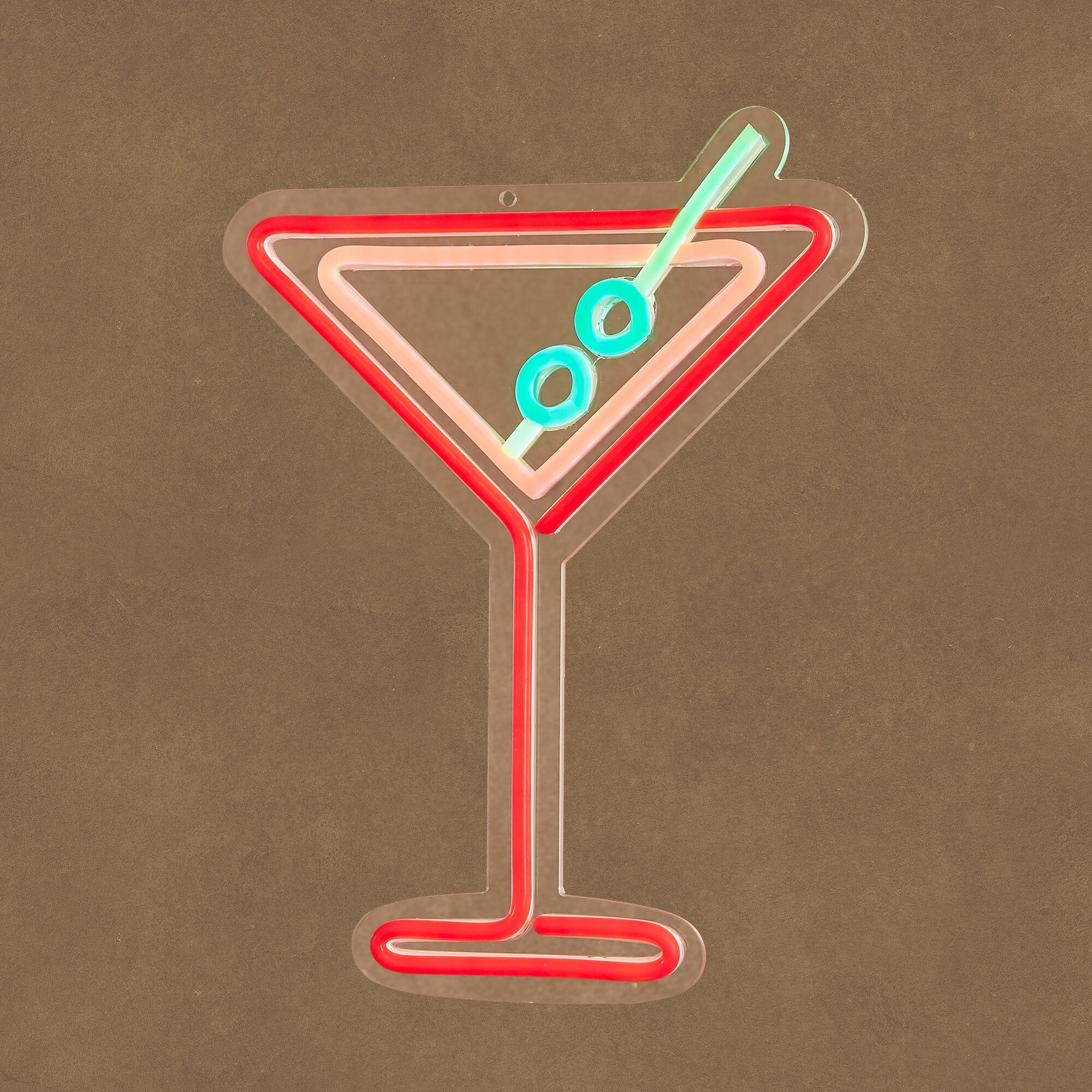 Neon light cocktail multicolour 178L IP44 adapter included en timer