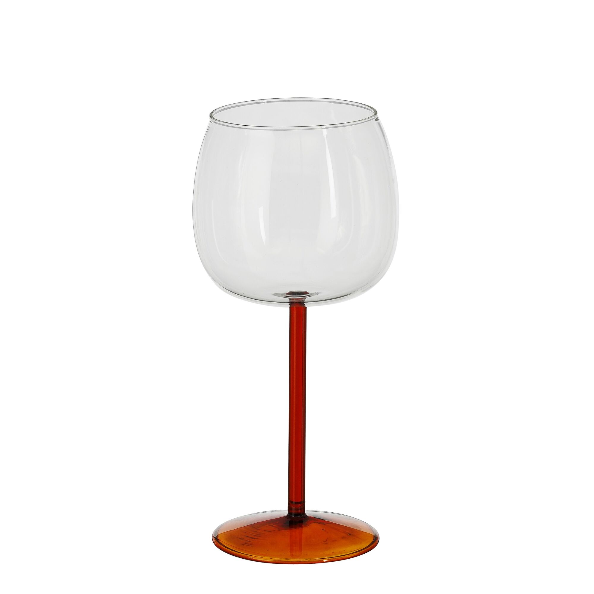 Riga wijnglas oranje