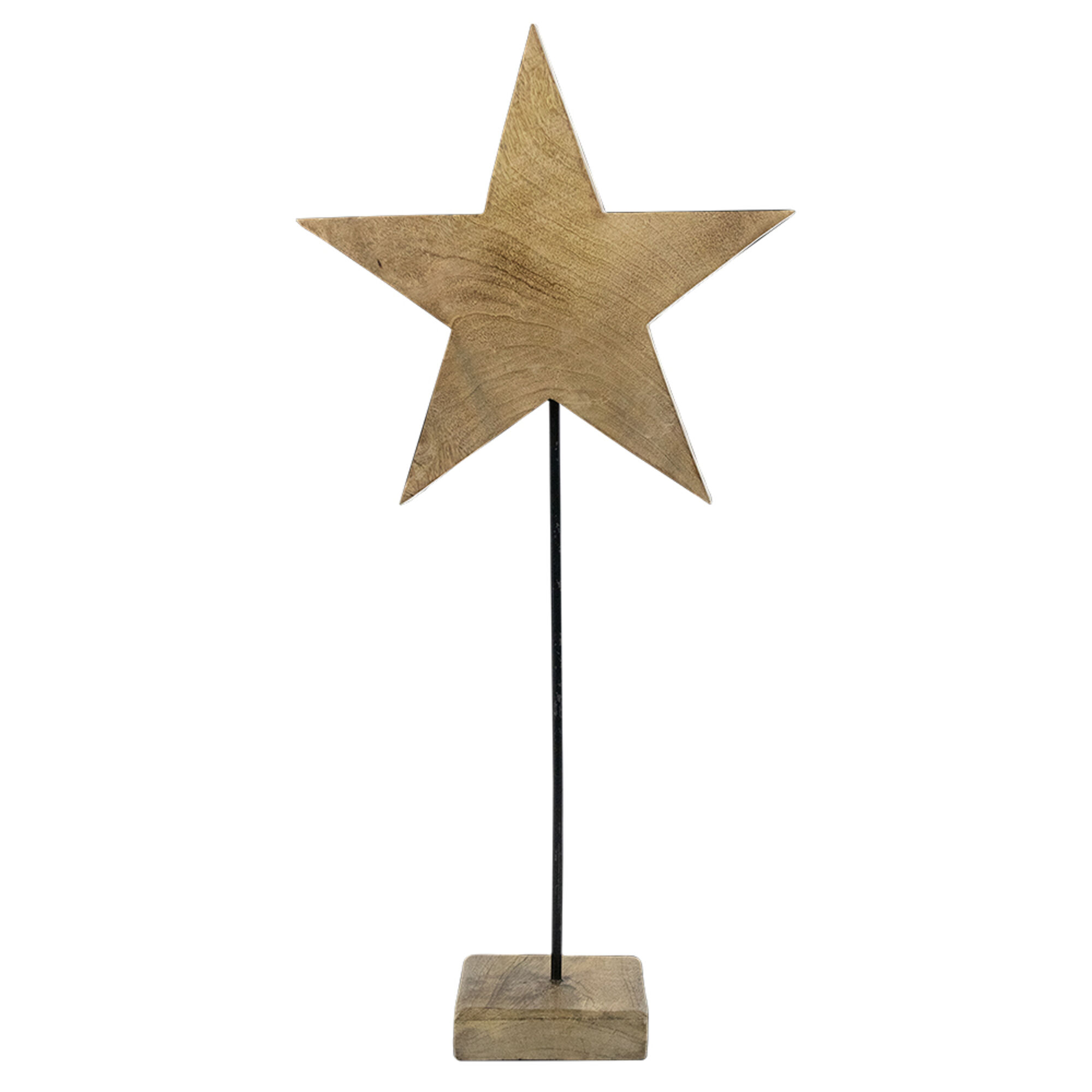 staande ster mango hout