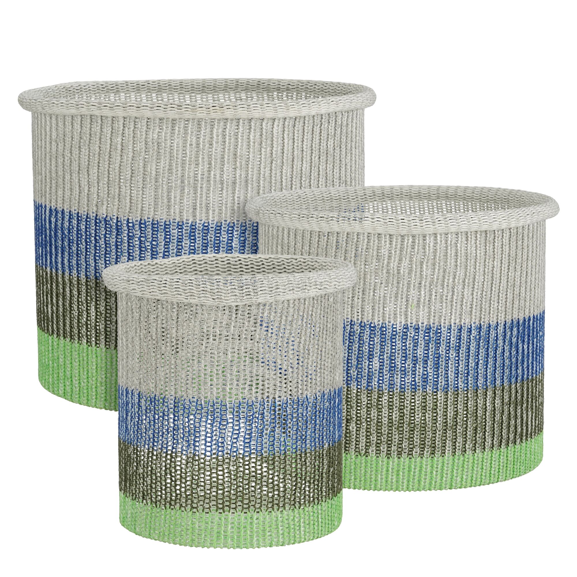 Danfield mand rond groen set van 3
