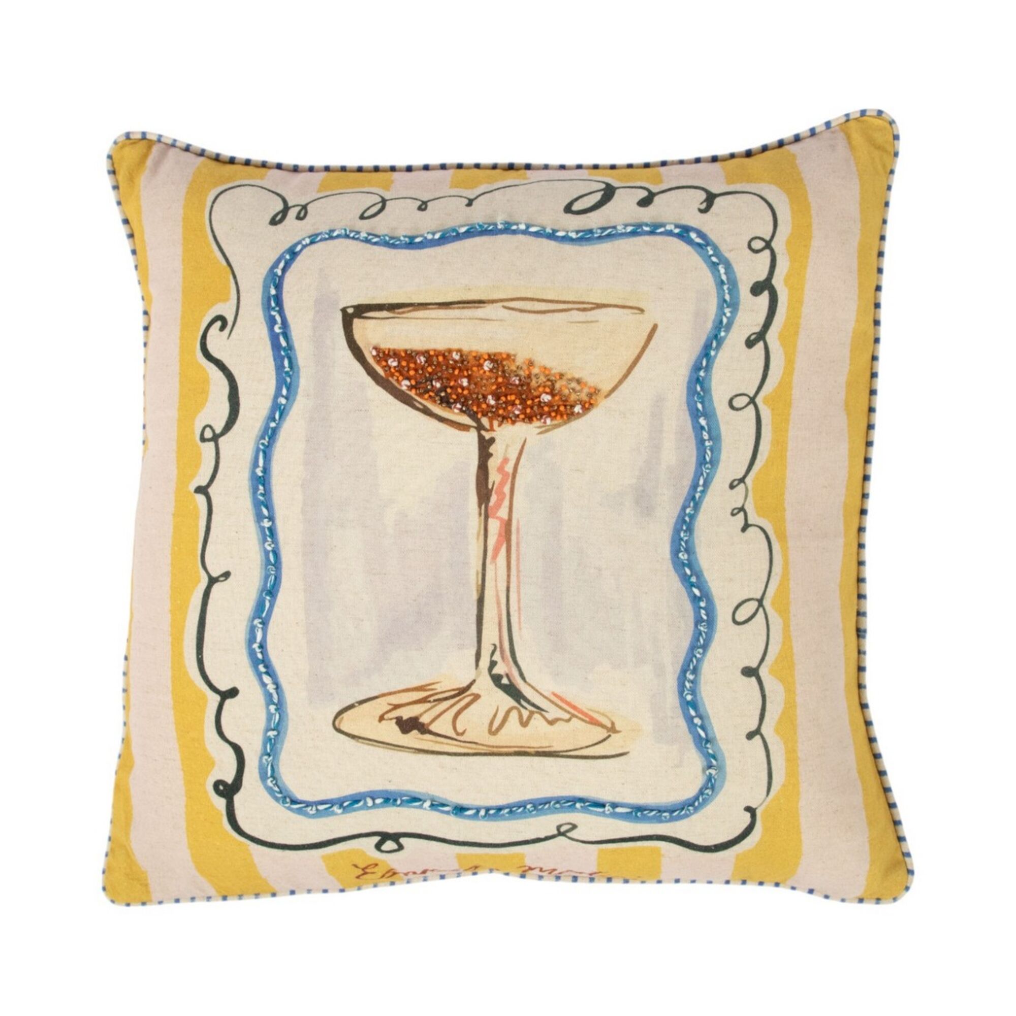 Kussen Artisan Espresso martini print