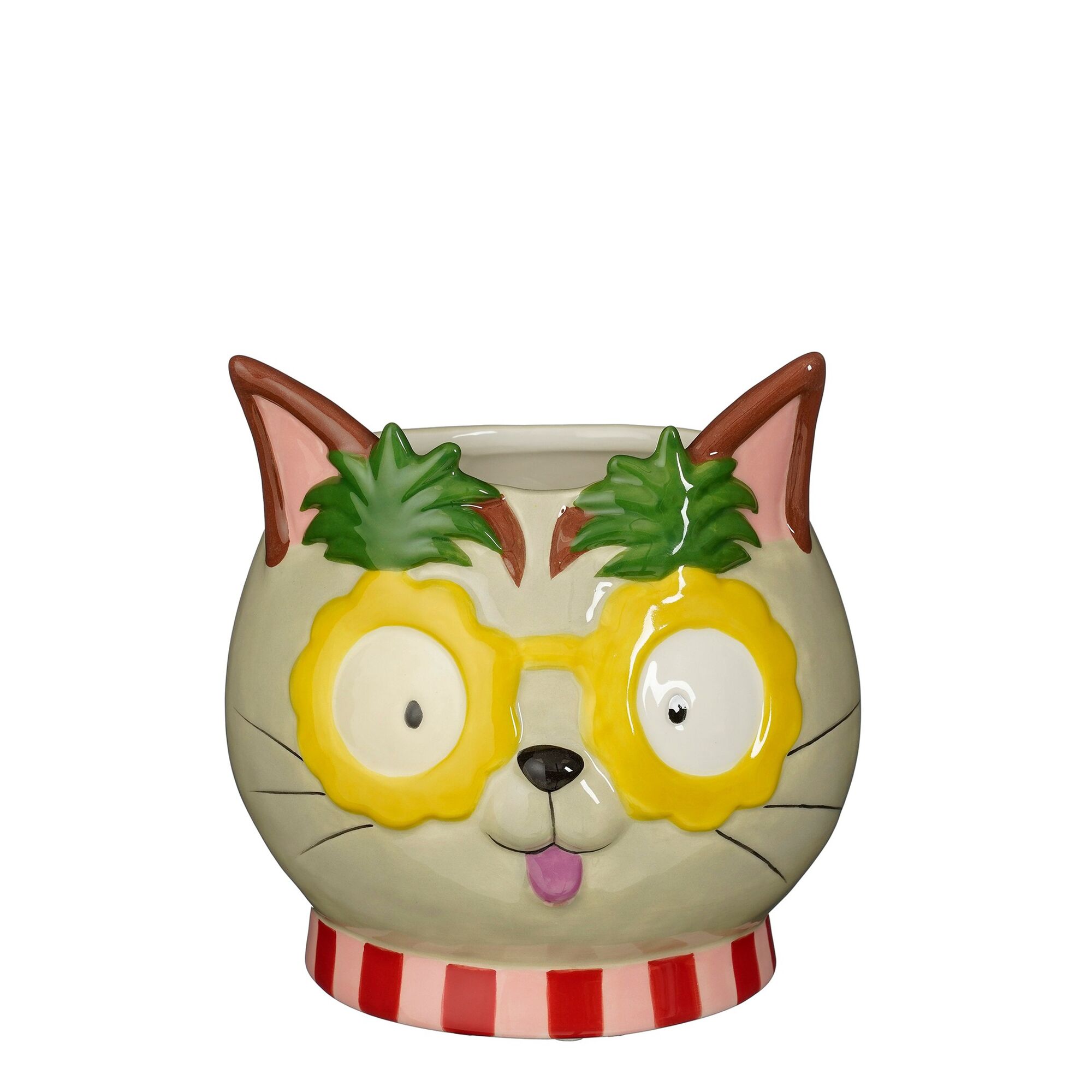 Funny pot kat bruin