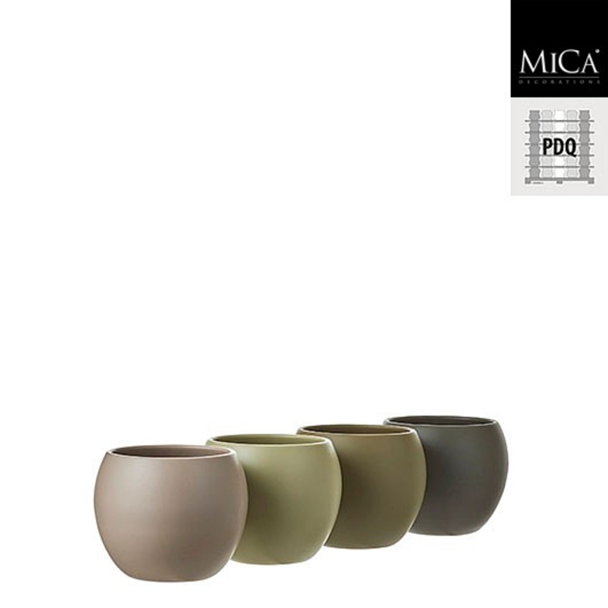 Monet pot rond 4 assorti pdq