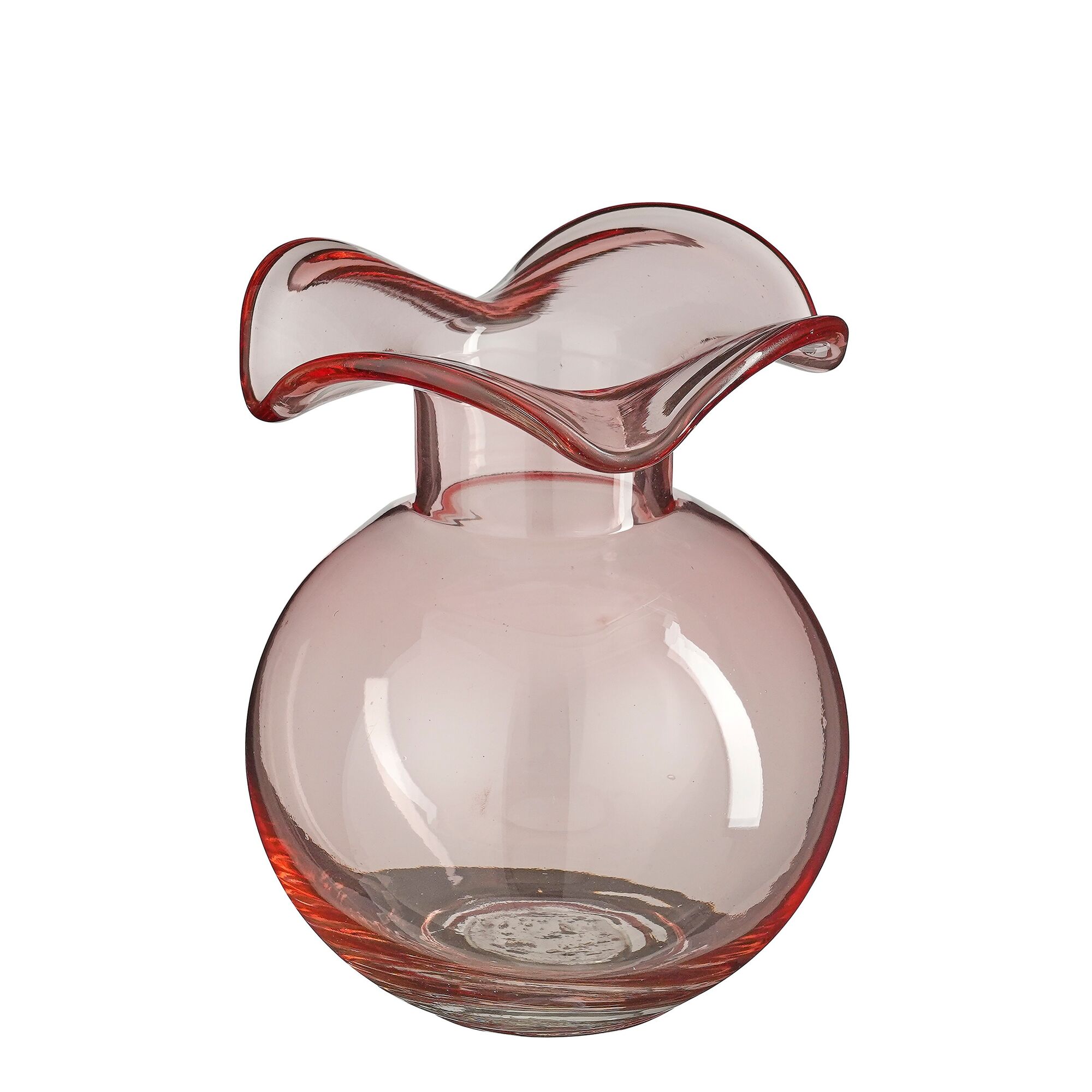 Mira vaas glas roze