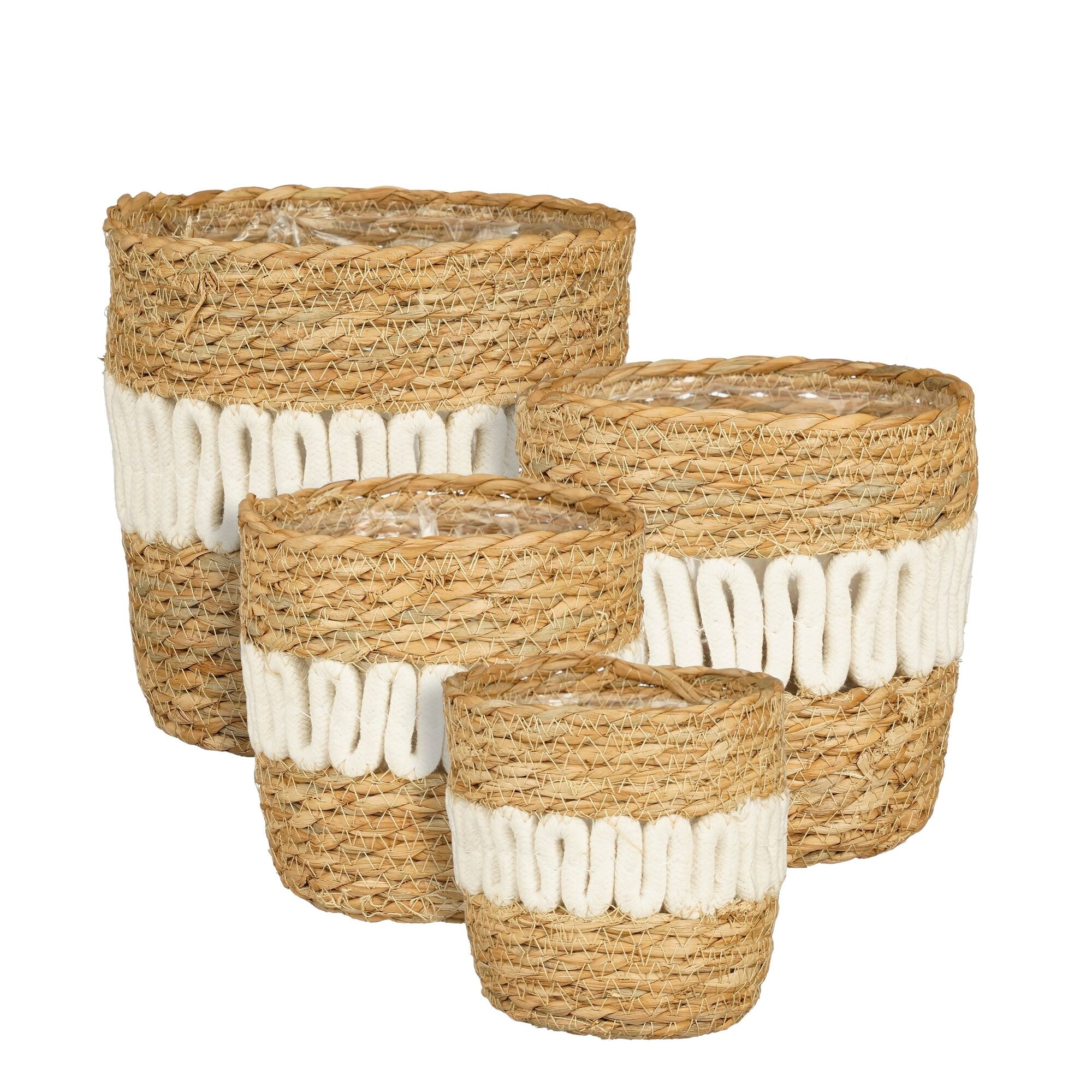 Fernandez mand rond wit set van 4