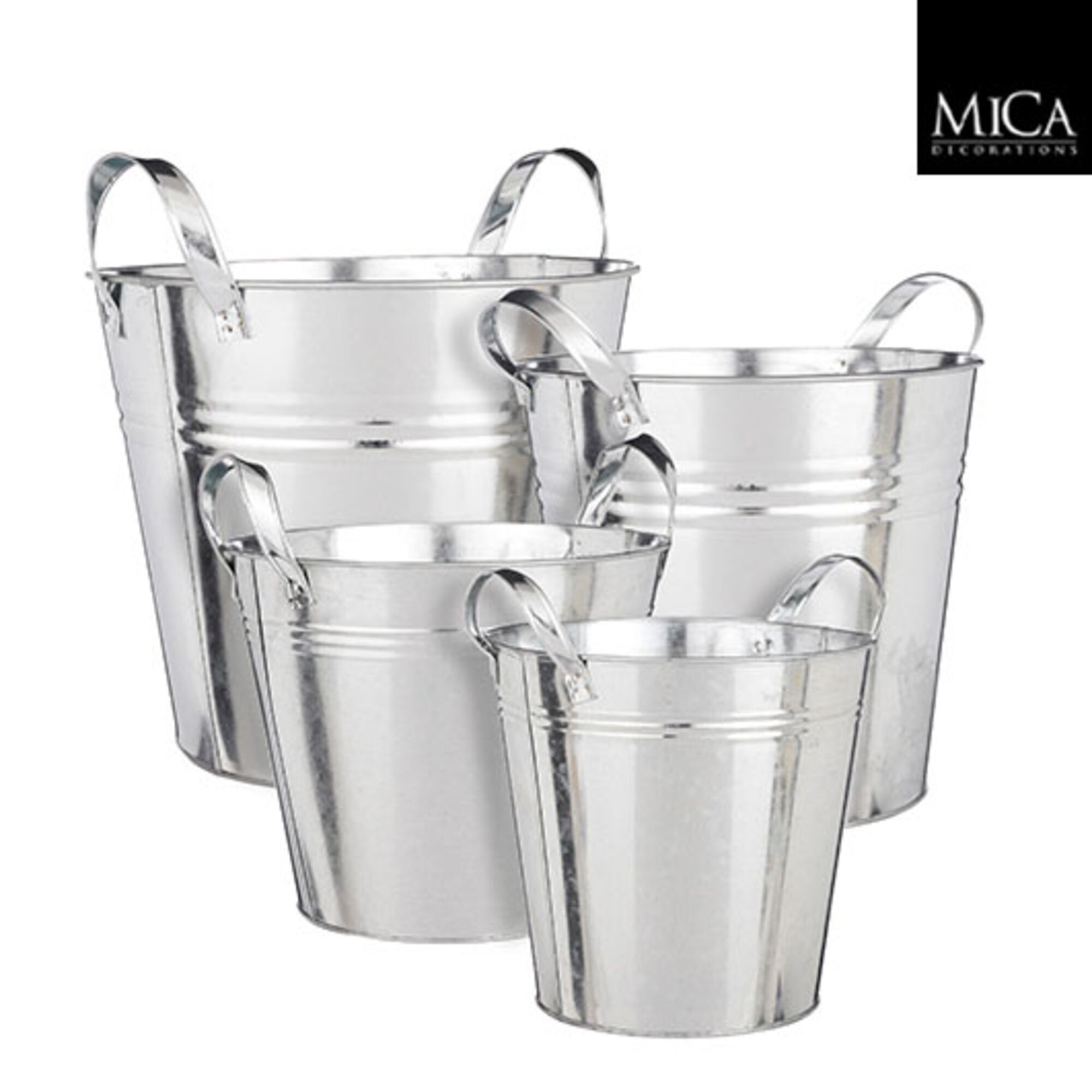 Inca emmer grijs set van 4