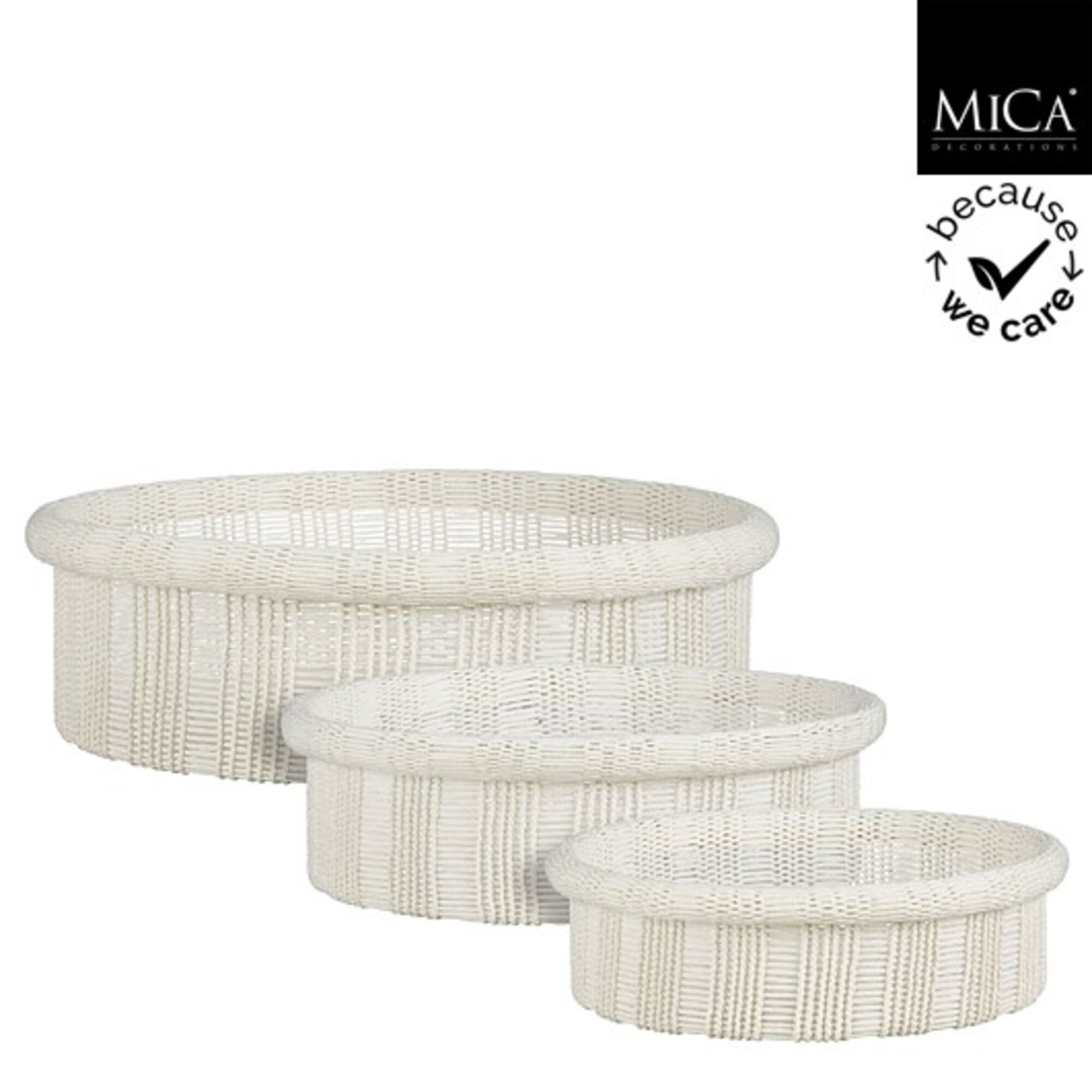 Danfield mand rond off white set van 3