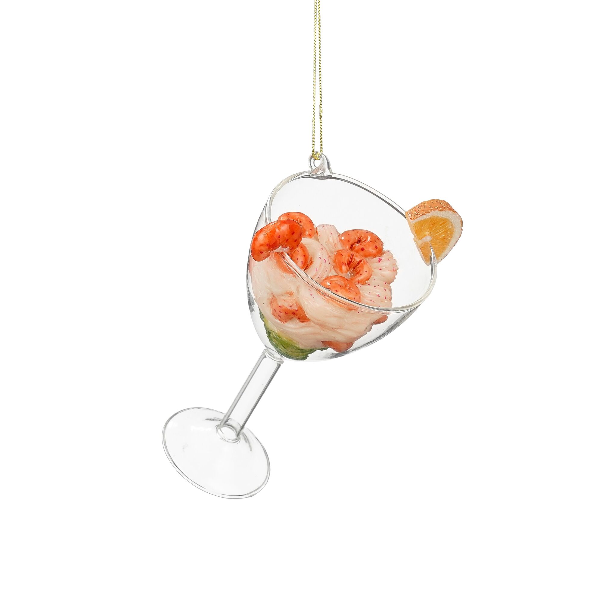 Ornament shrimp cocktail oranje