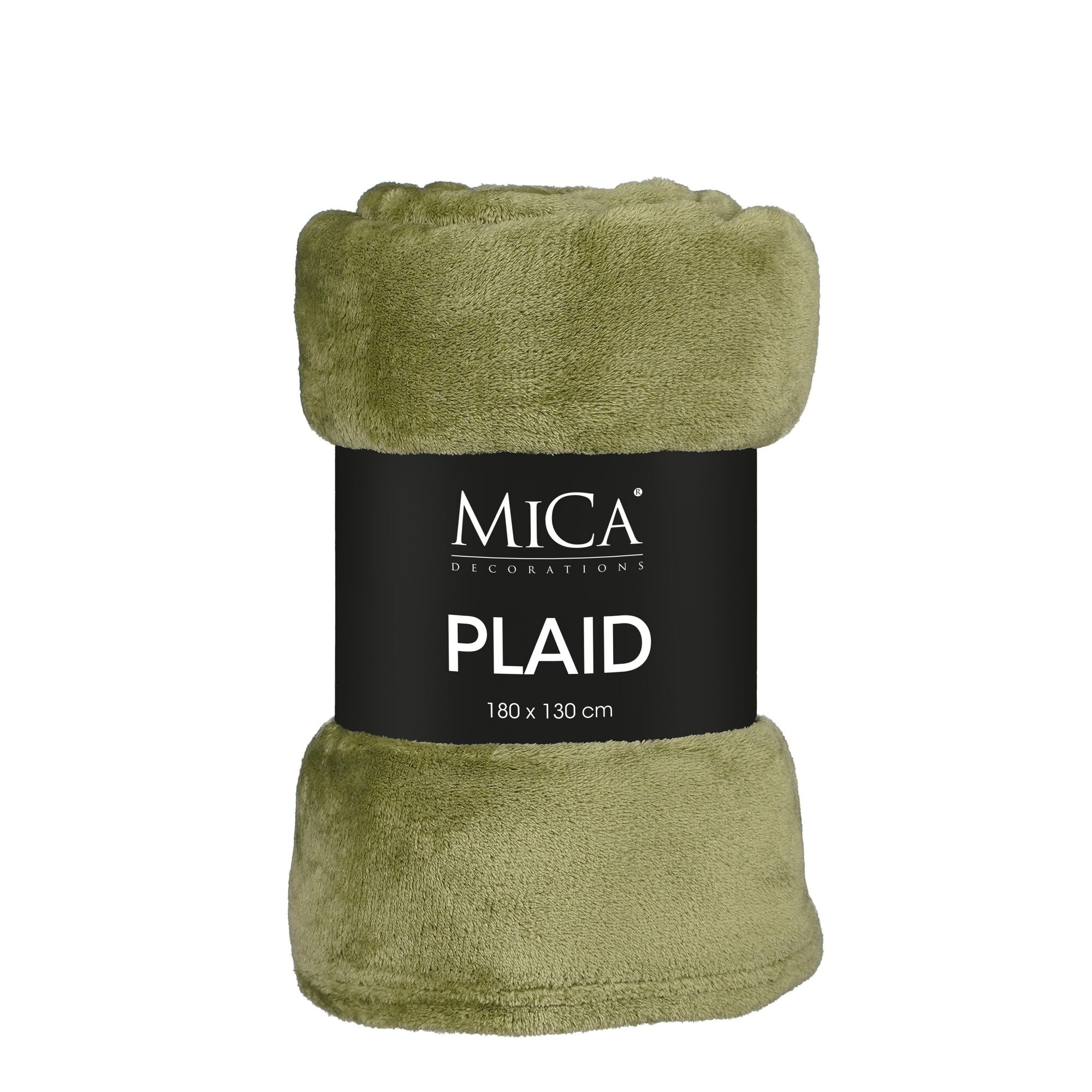 Famke fleece plaid l.groen