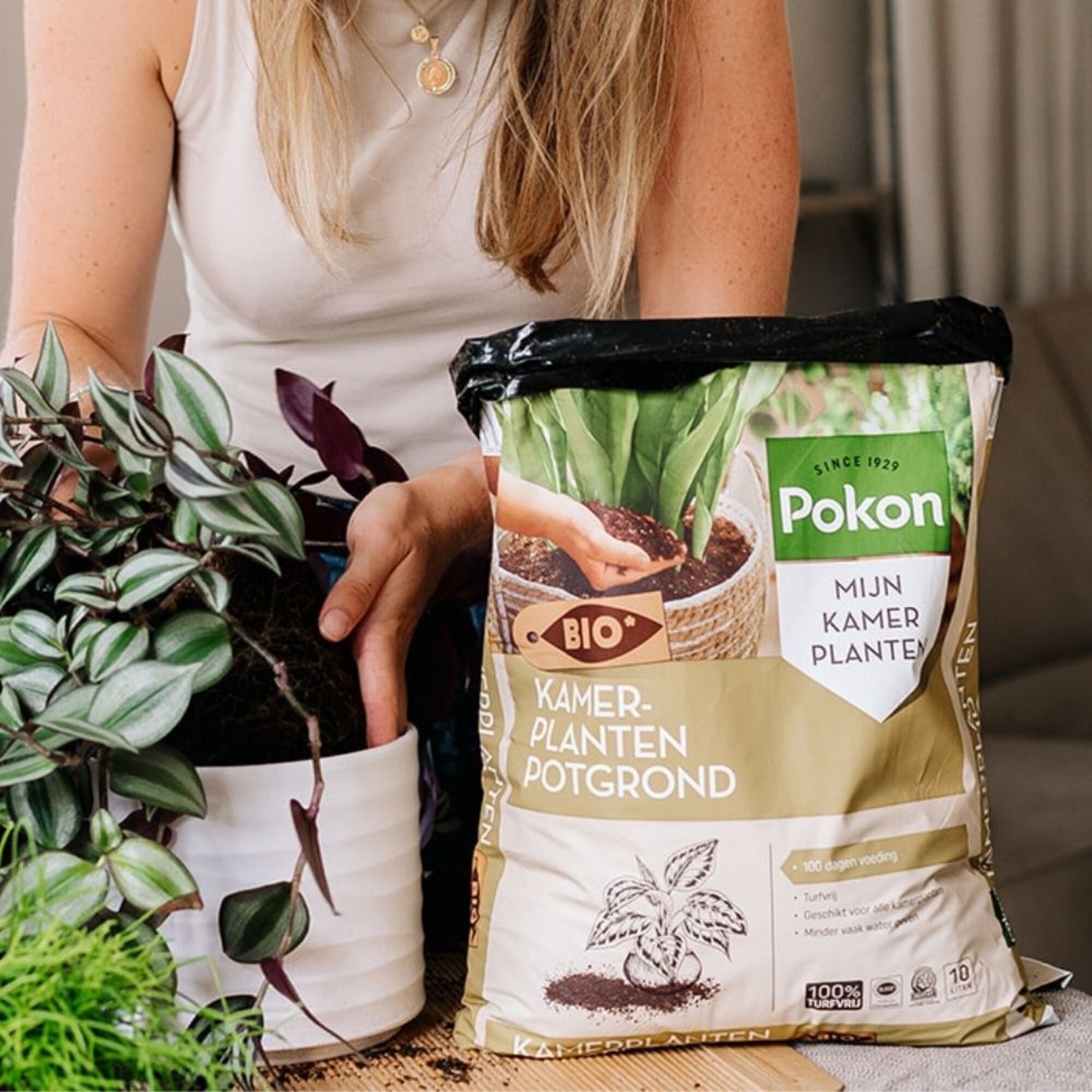 Pokon Bio Turfvrij Kamerplanten Potgrond