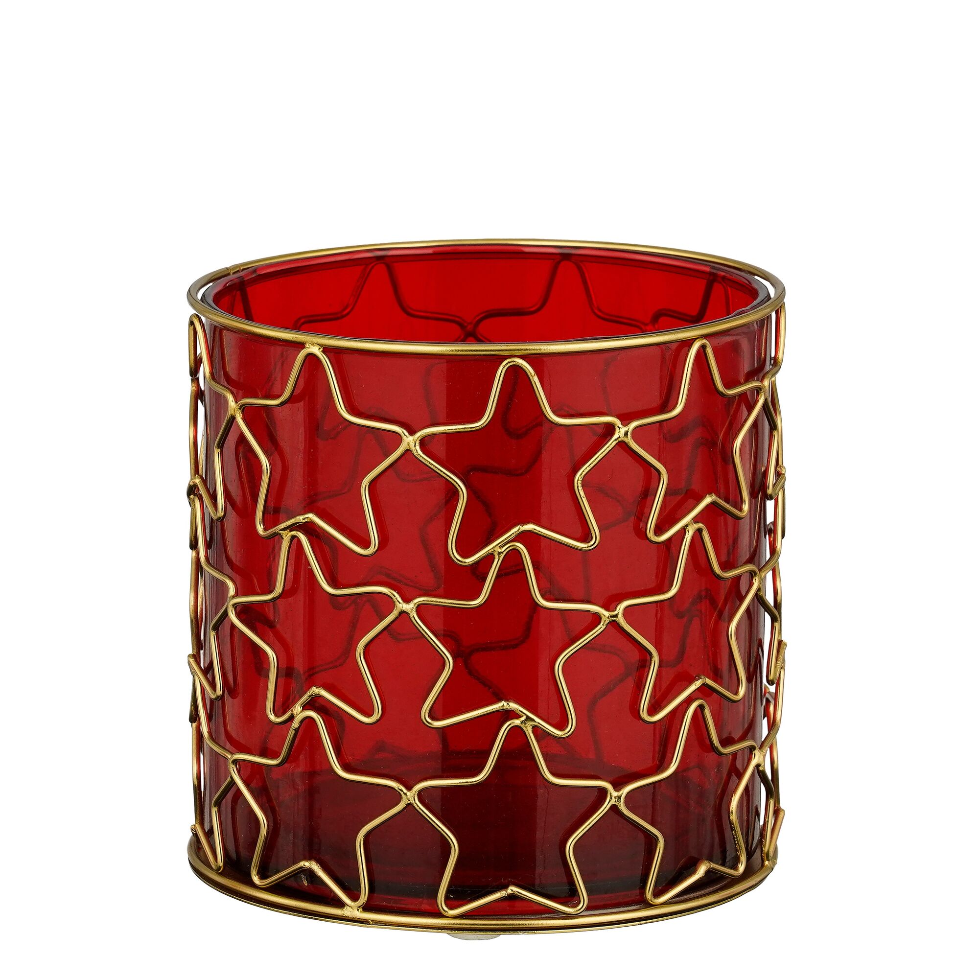 Theelicht houder rood