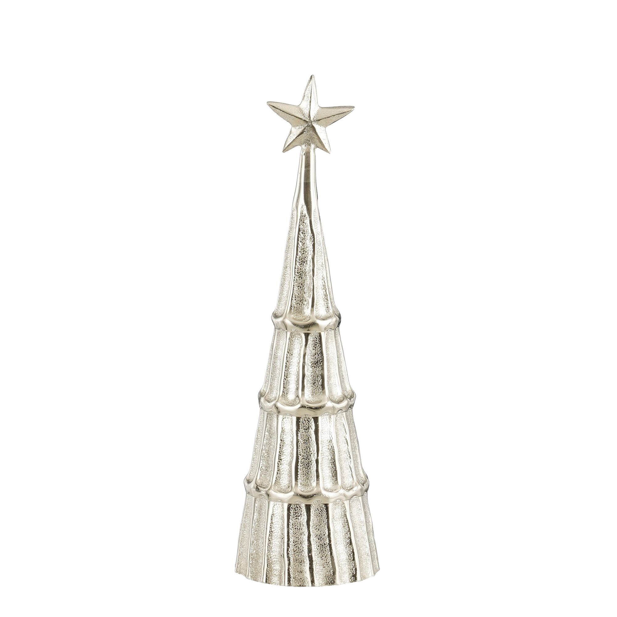 Decoratie boom zilver