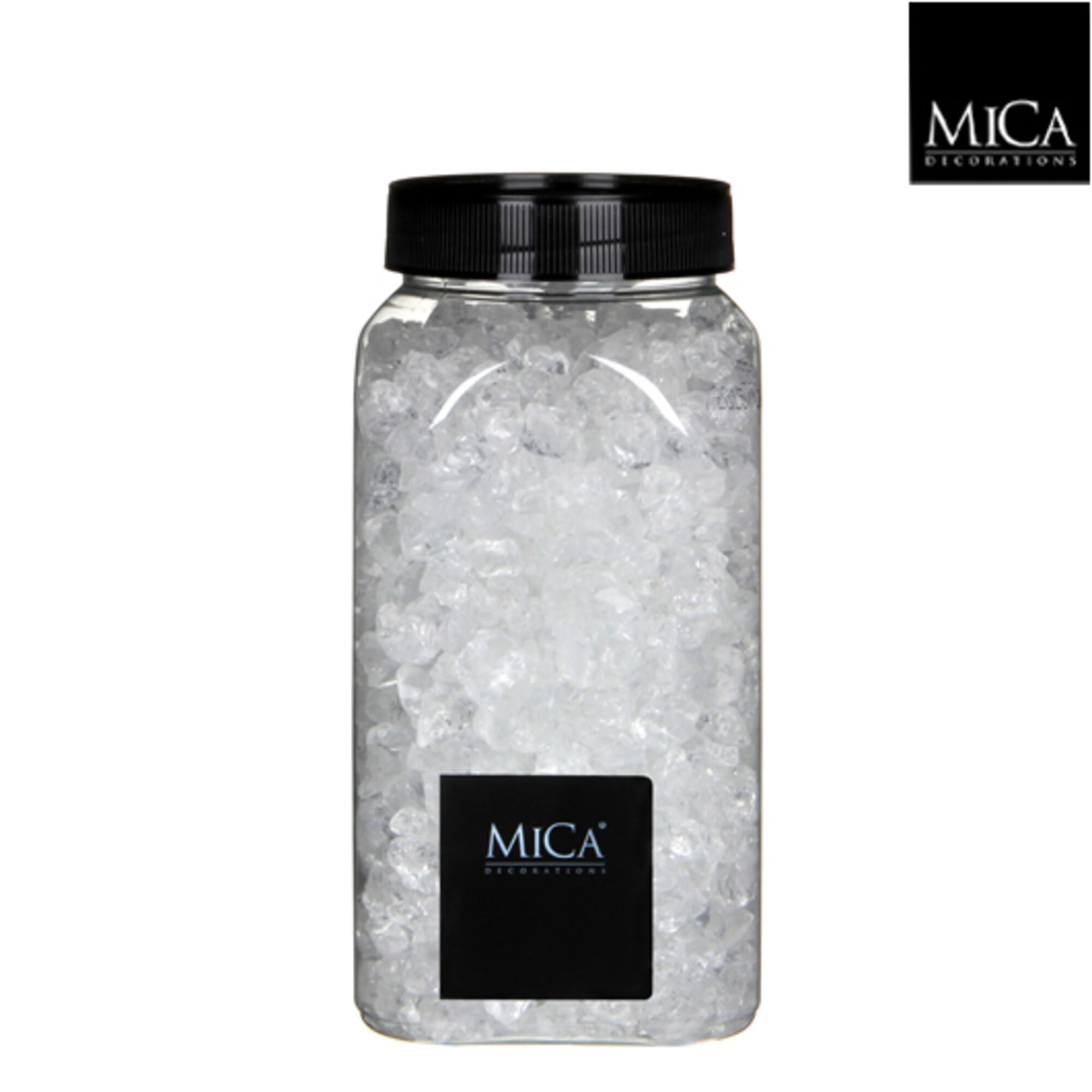 Glas brokken transparant 650ml