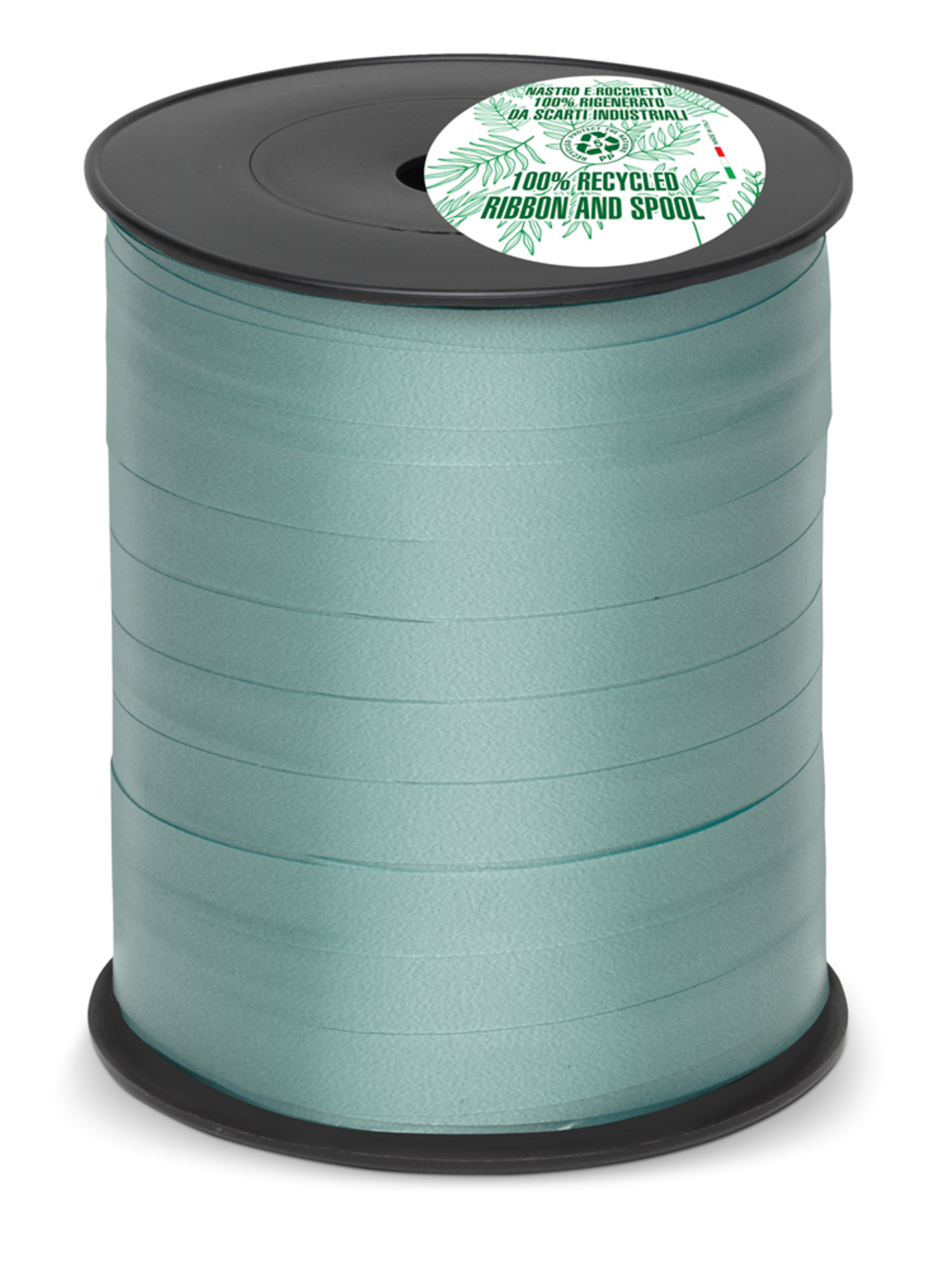 100% Recycled Krullint - Groen