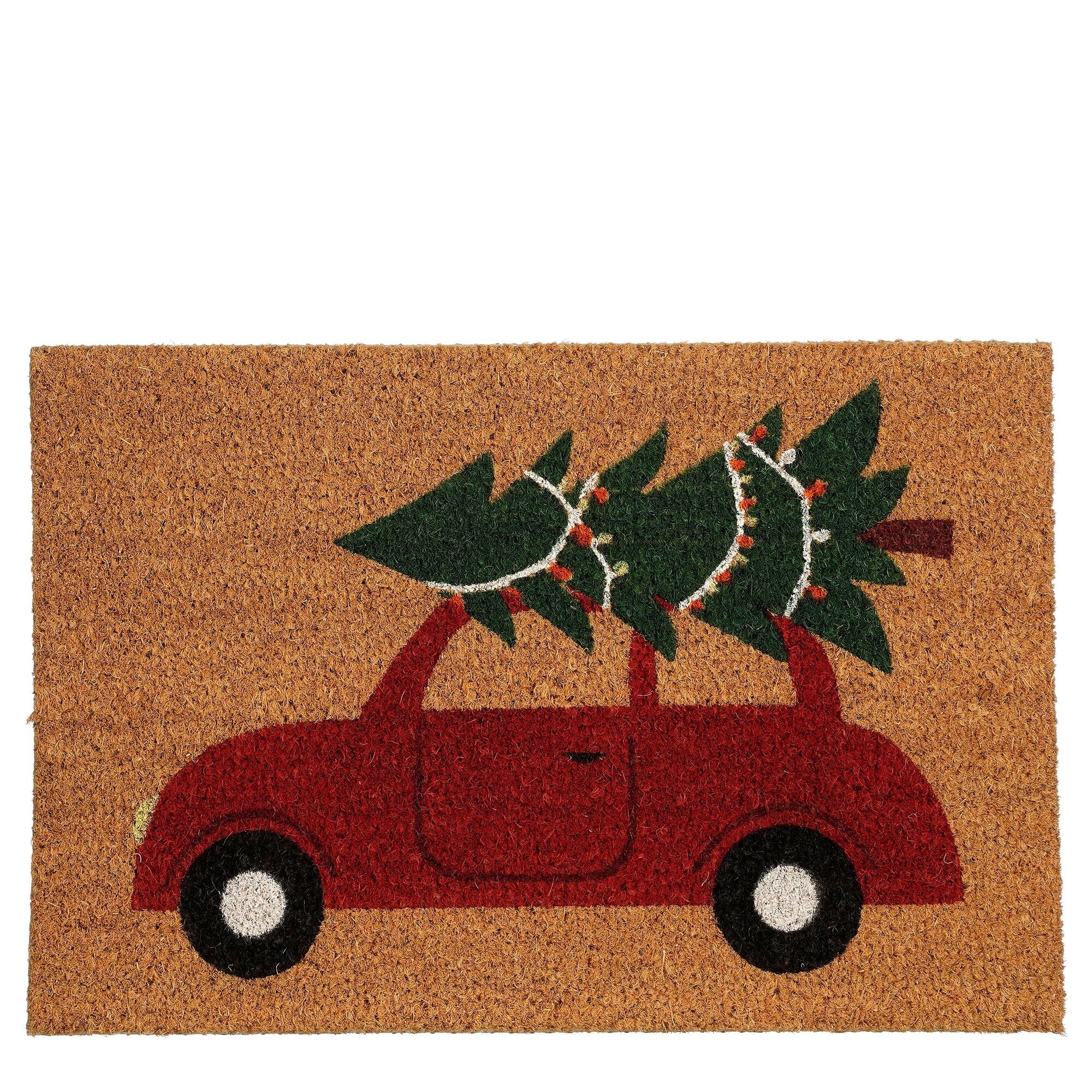 Deurmat auto rood