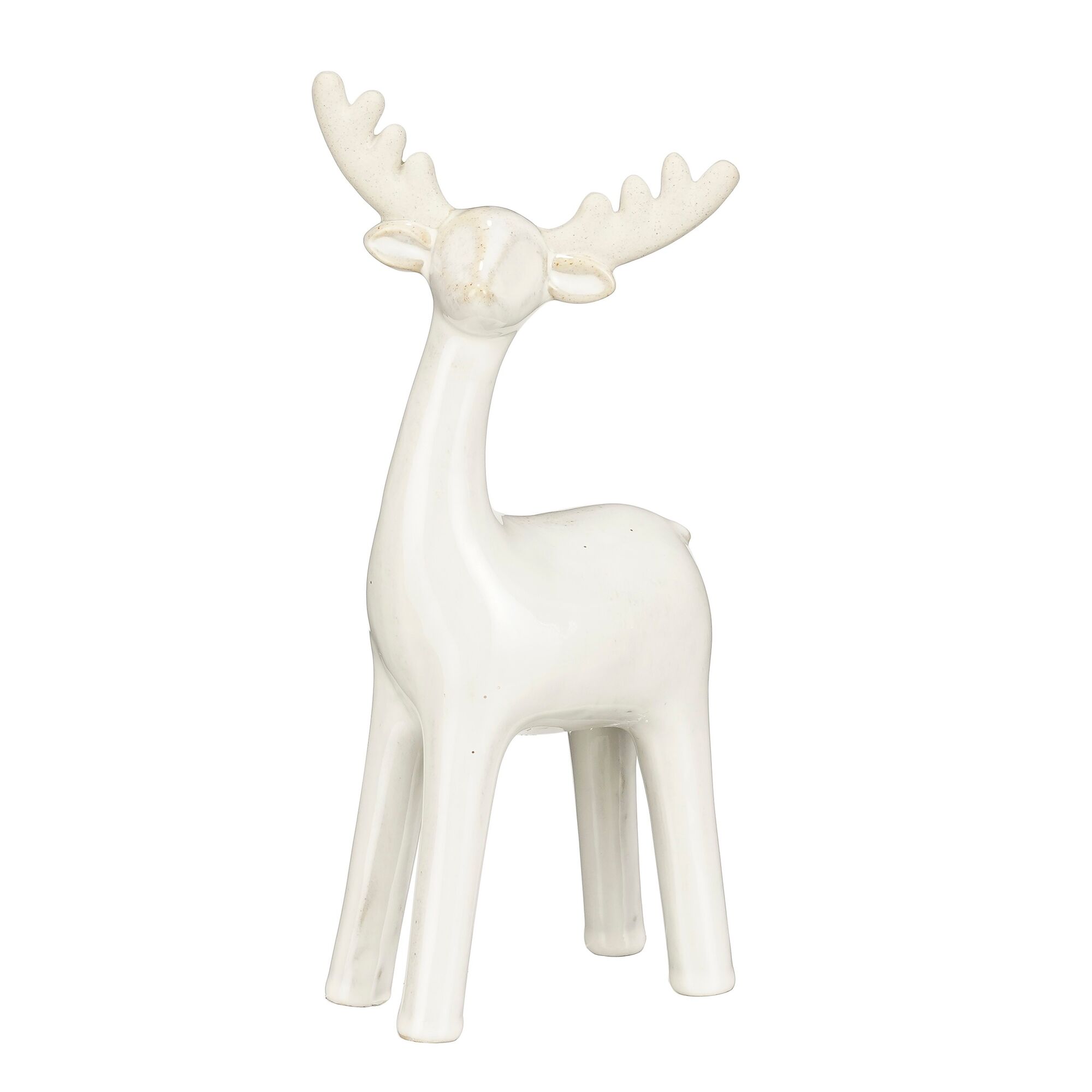 Decoratie rendier off white