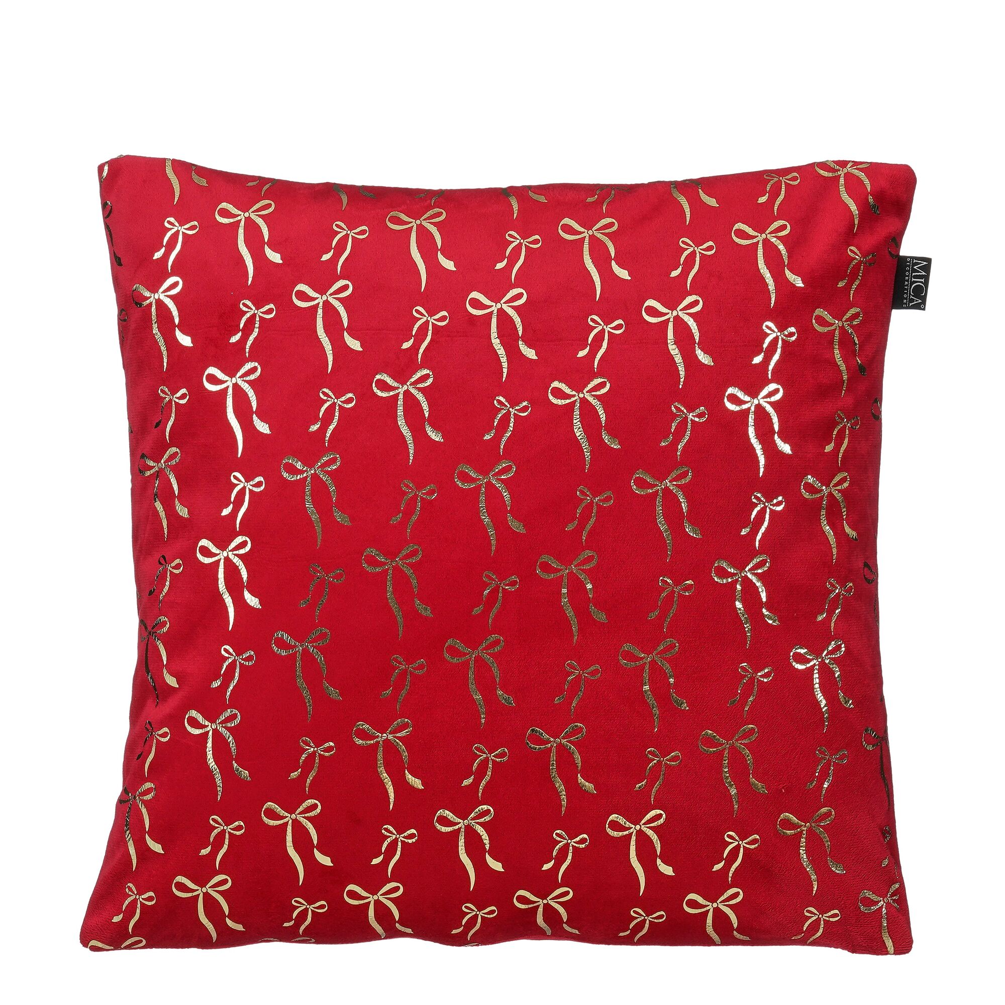 Kussen strik rood