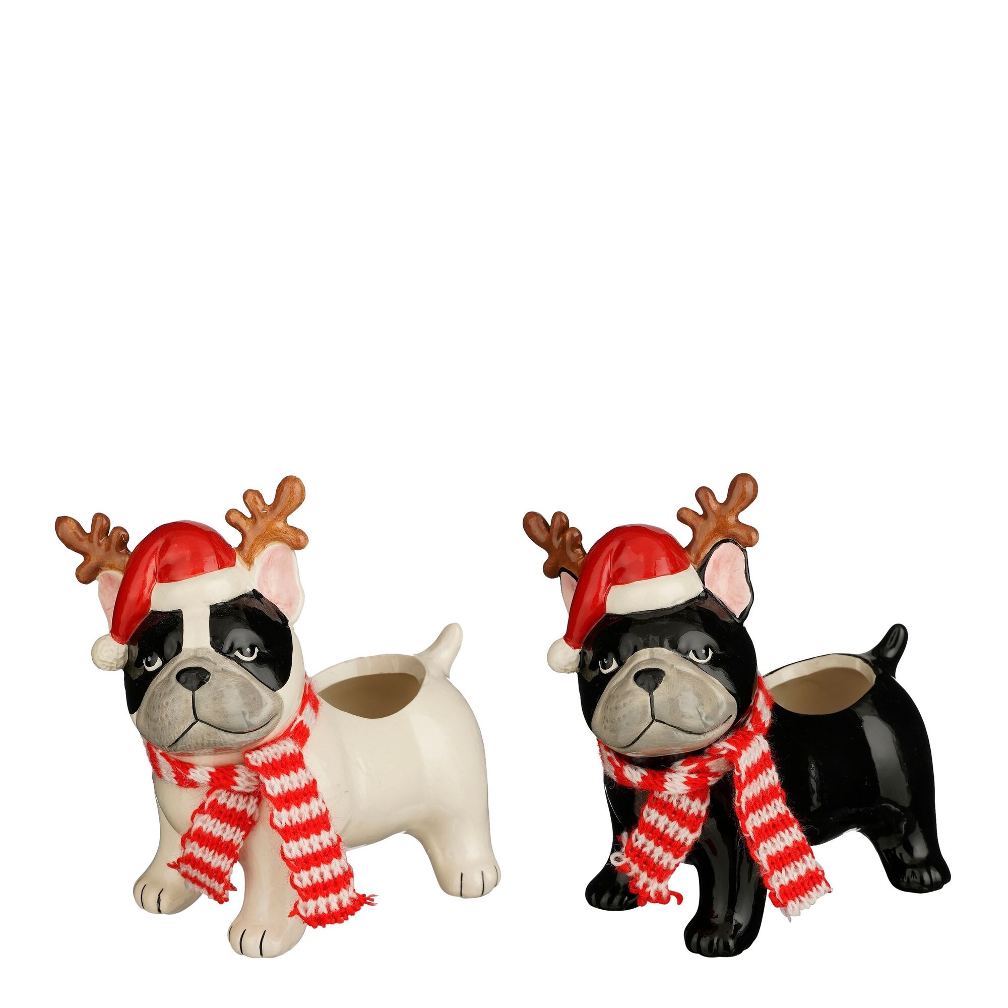 Funny pot hond wit zwart 2 assorti