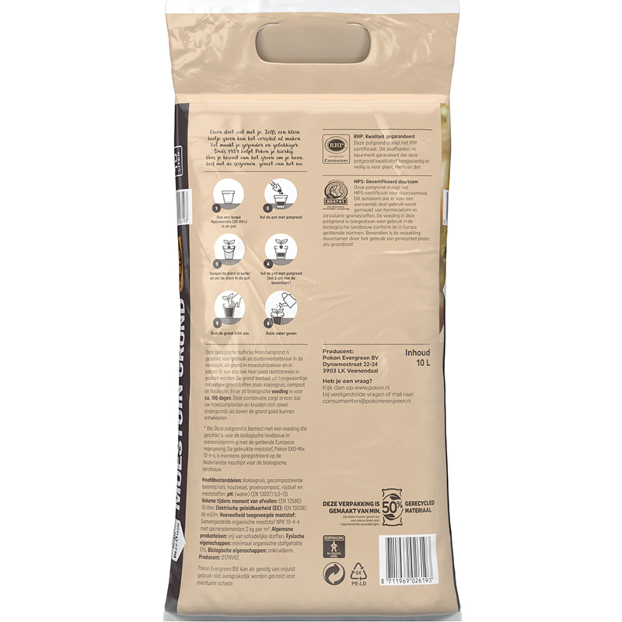 Pokon Bio Moestuin Grond