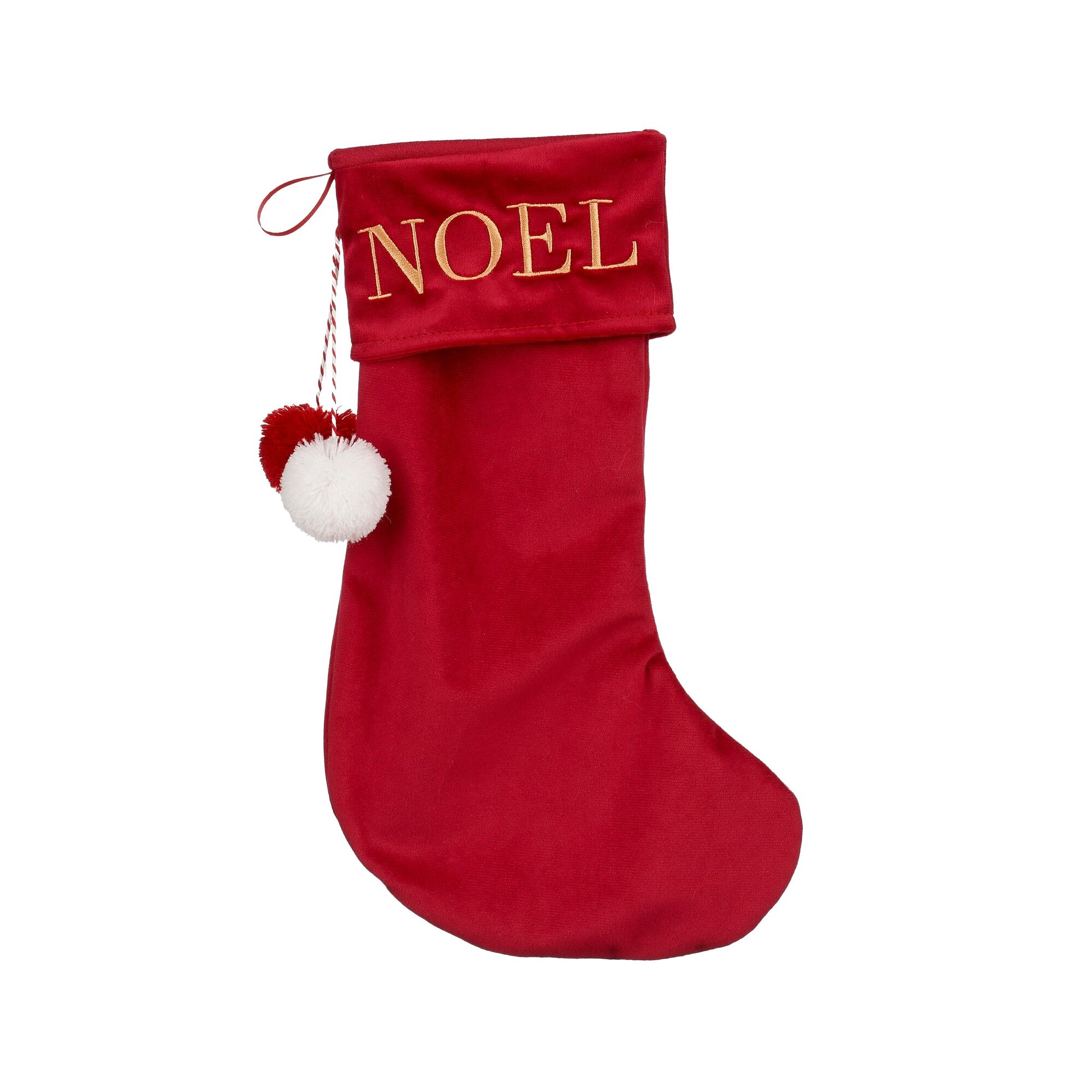 Kerstsok noel rood