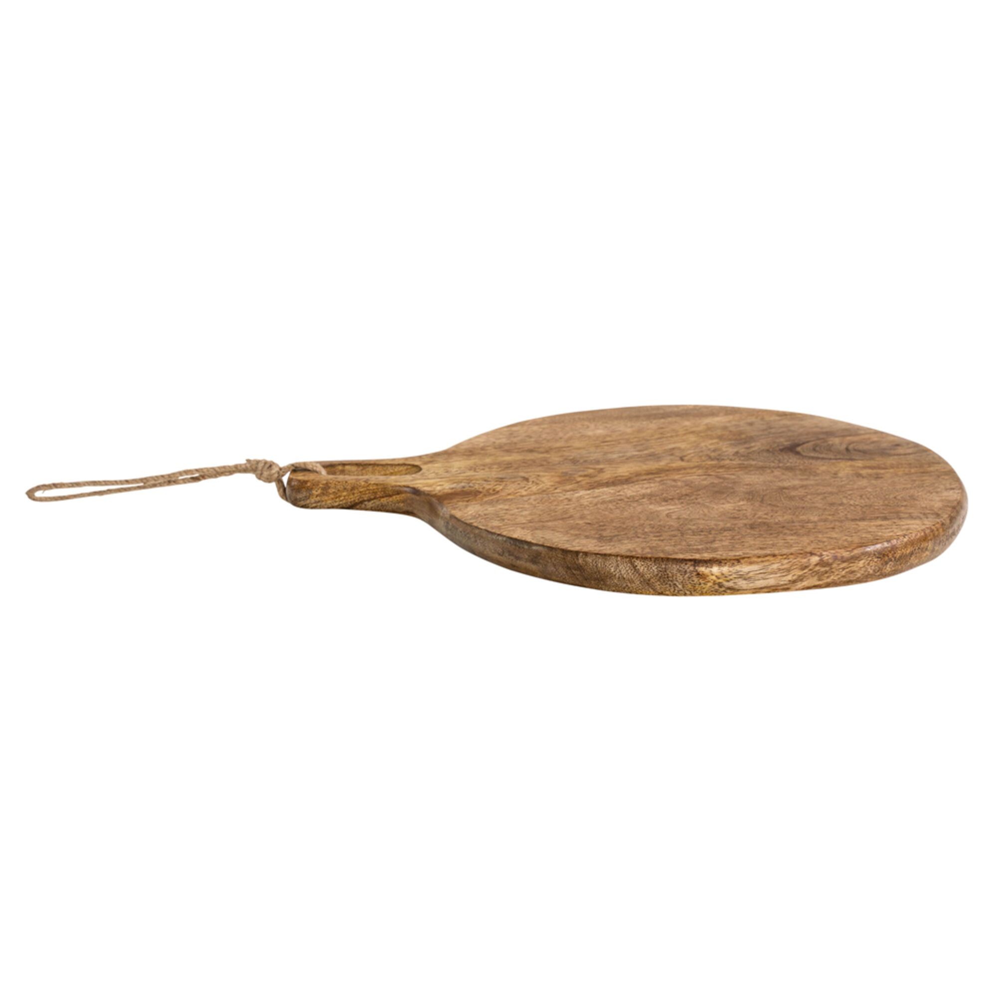 snijplank mango hout rond