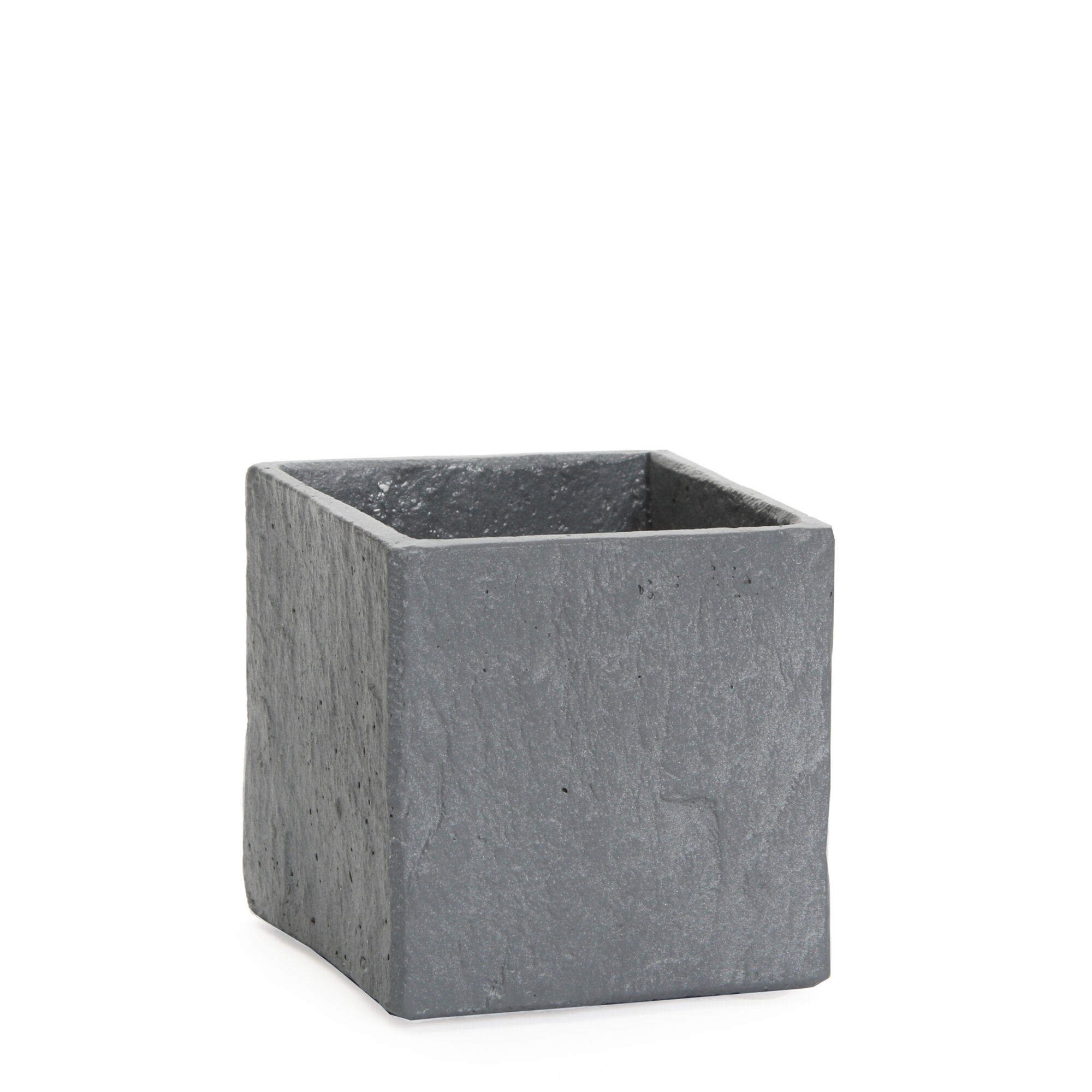 Slate pot vierkant sand cement l.grijs