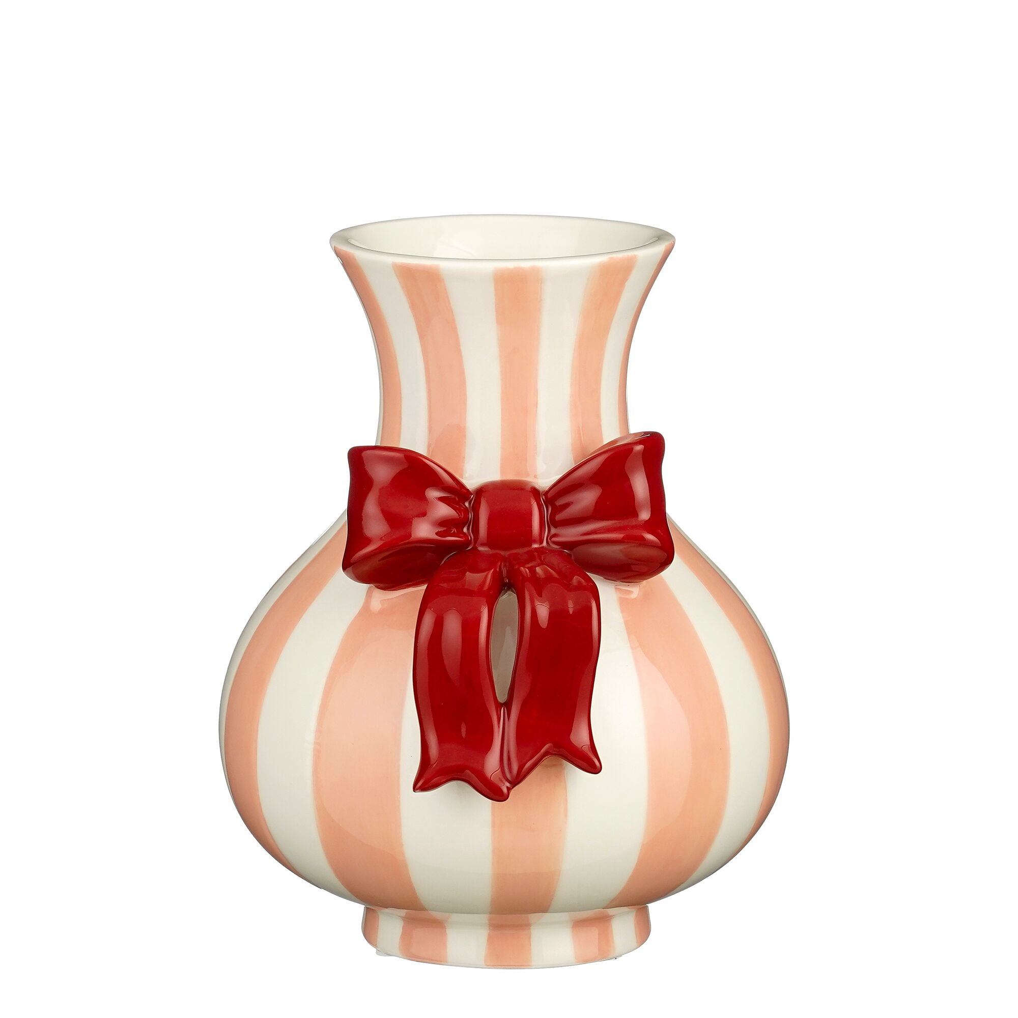 Kato vaas streep l.roze