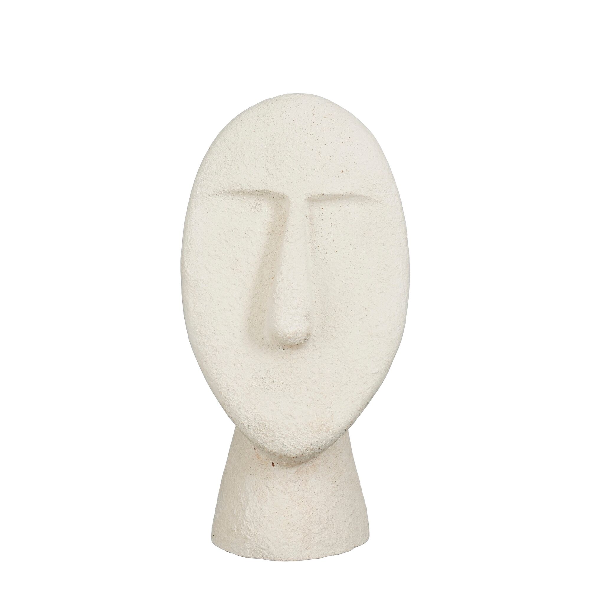 Decoratie object gezicht wit