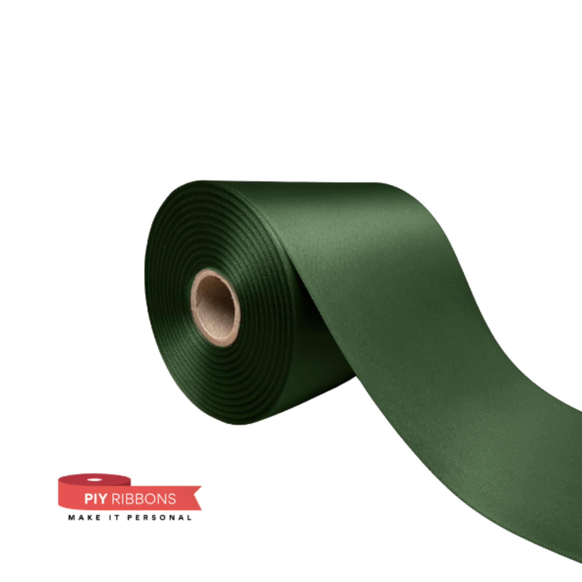 100 mm  Satin - Olive Green