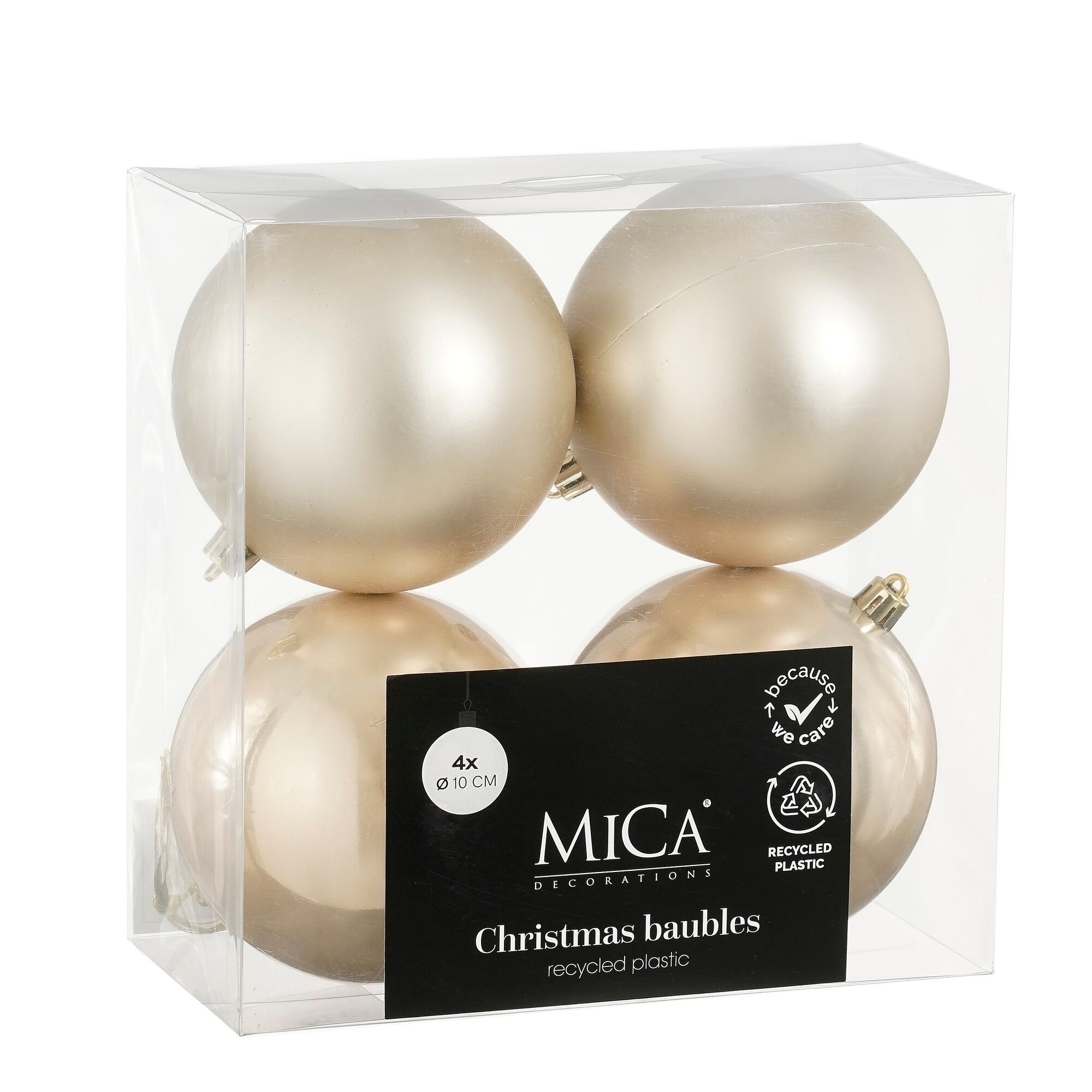Bal onbreekbaar creme 4 stuks