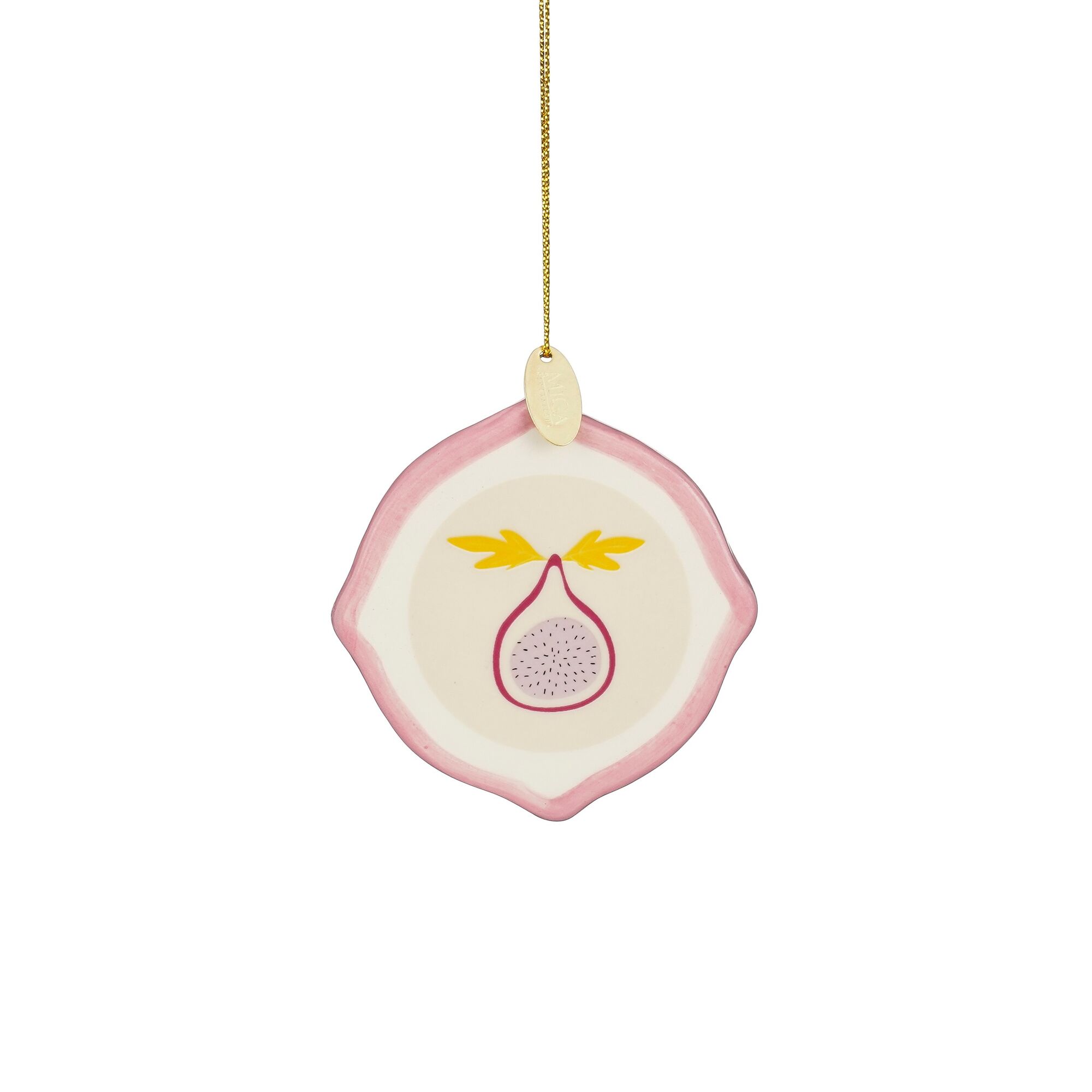Ornament muurdecoratie roze