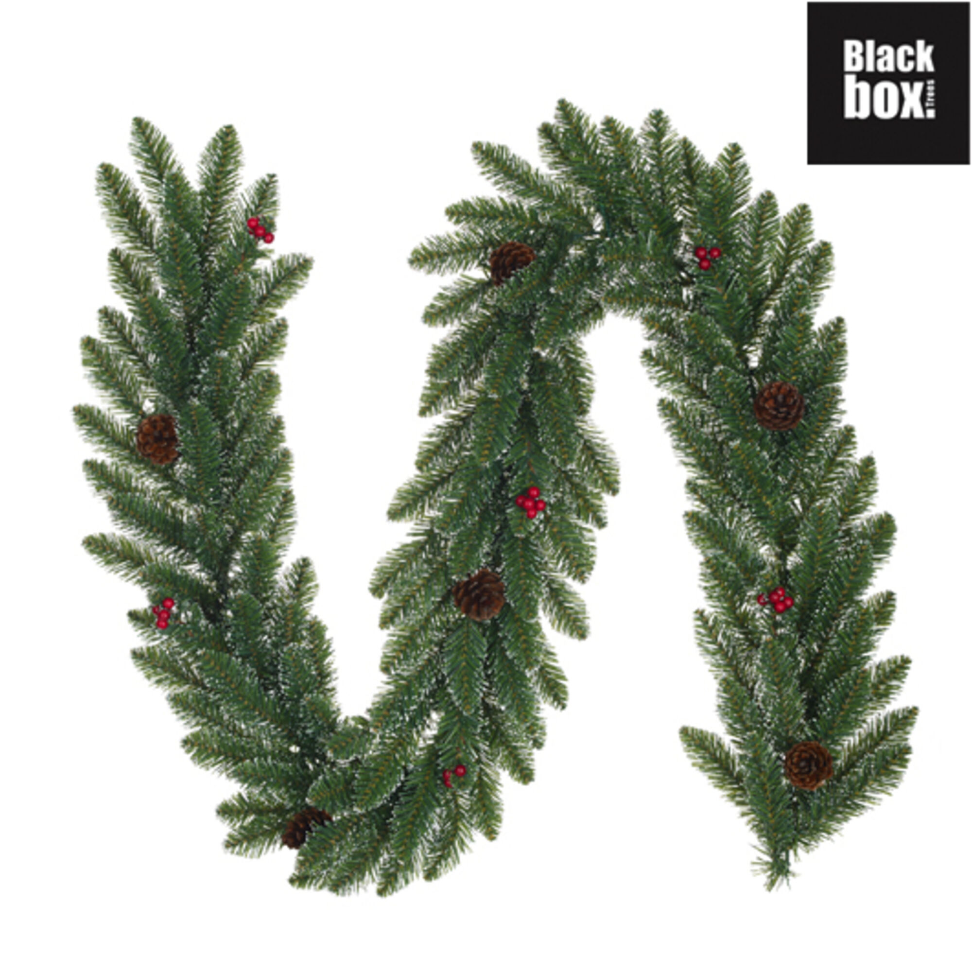 Creston guirlande bes groen frosted TIPS 135