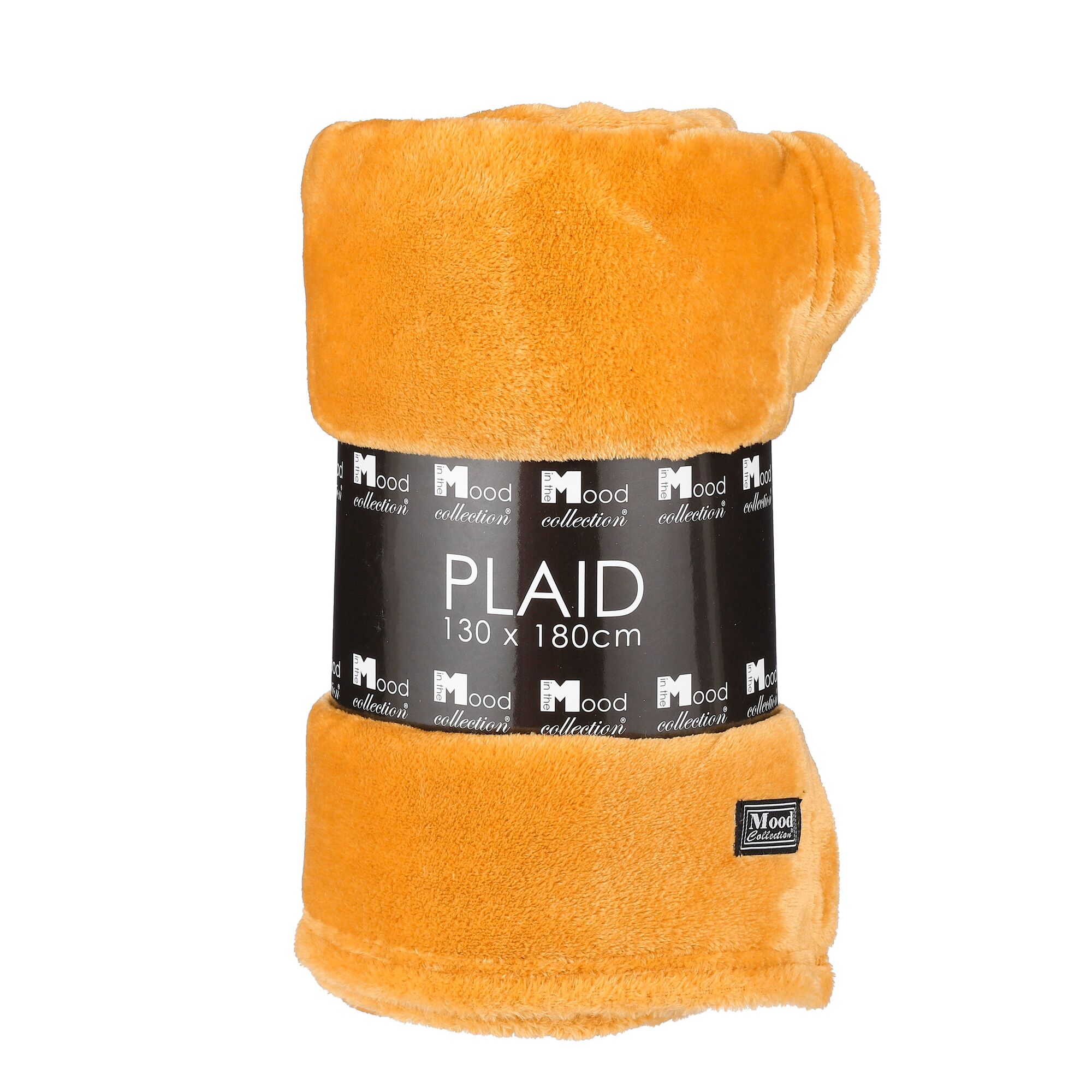 Famke fleece plaid geel