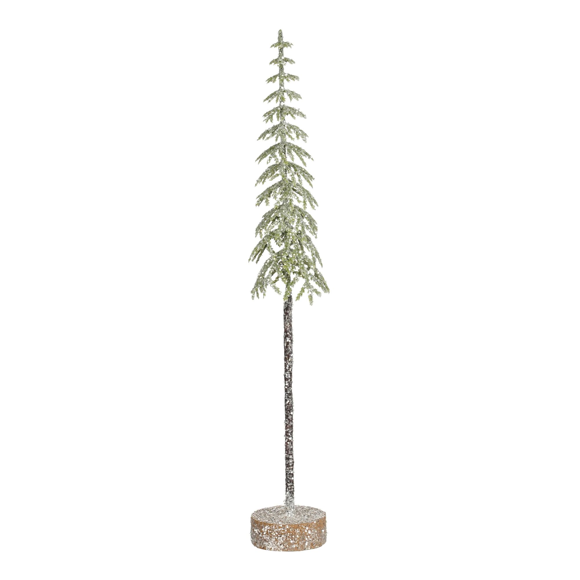 Decoratie boom groen frosted