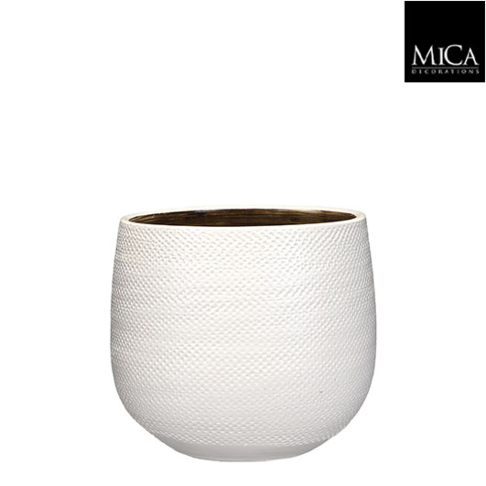 Gabriel pot rond wit