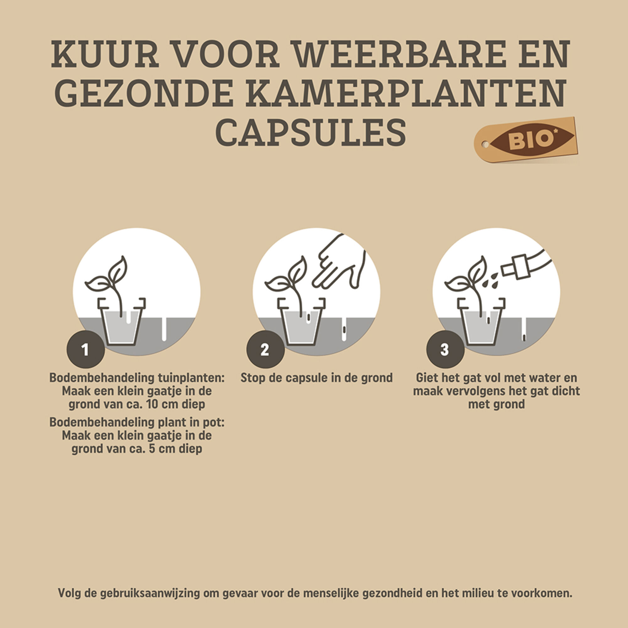 Pokon Bio Kuur voor Weerbare en Gezonde Planten Capsules