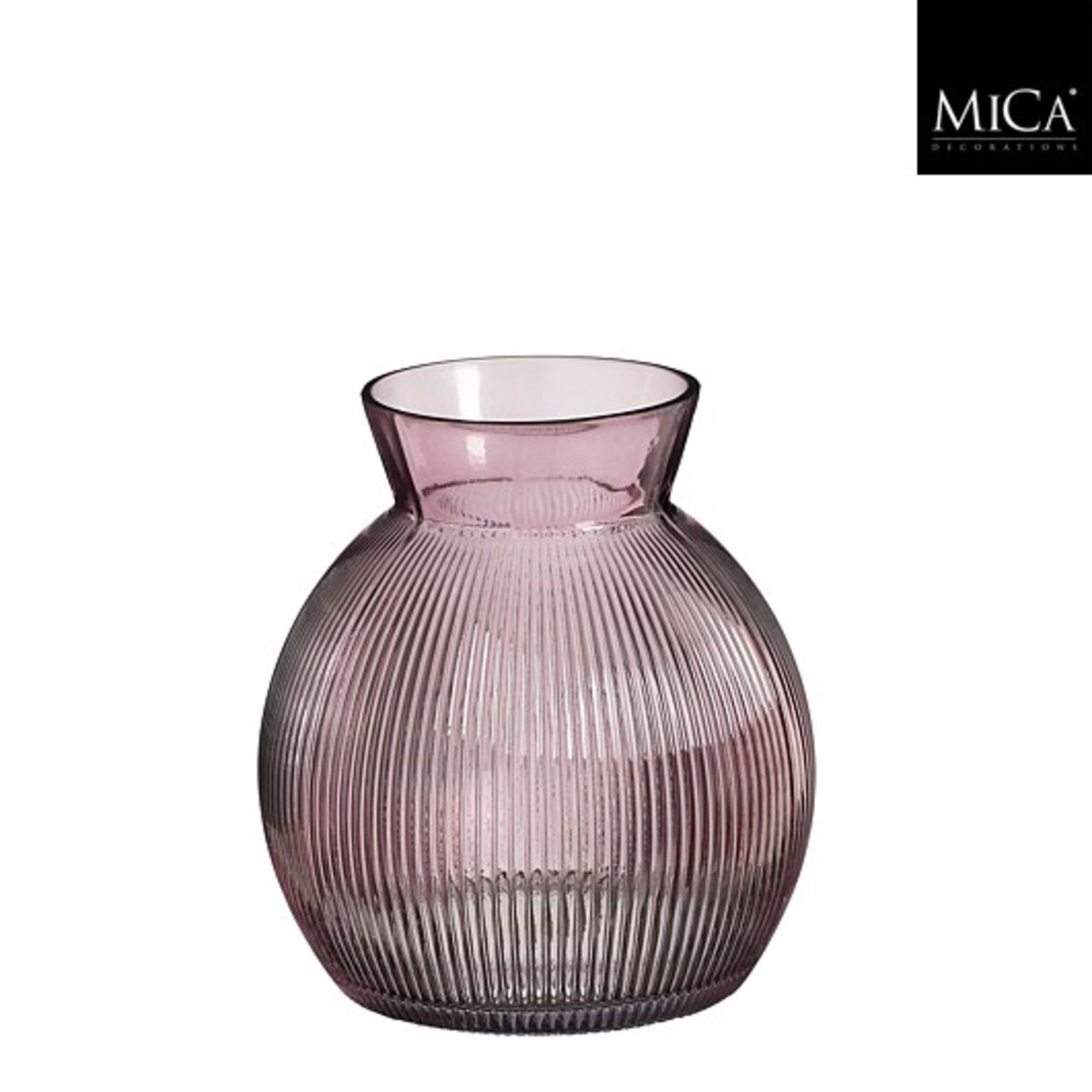 Santos vaas glas roze