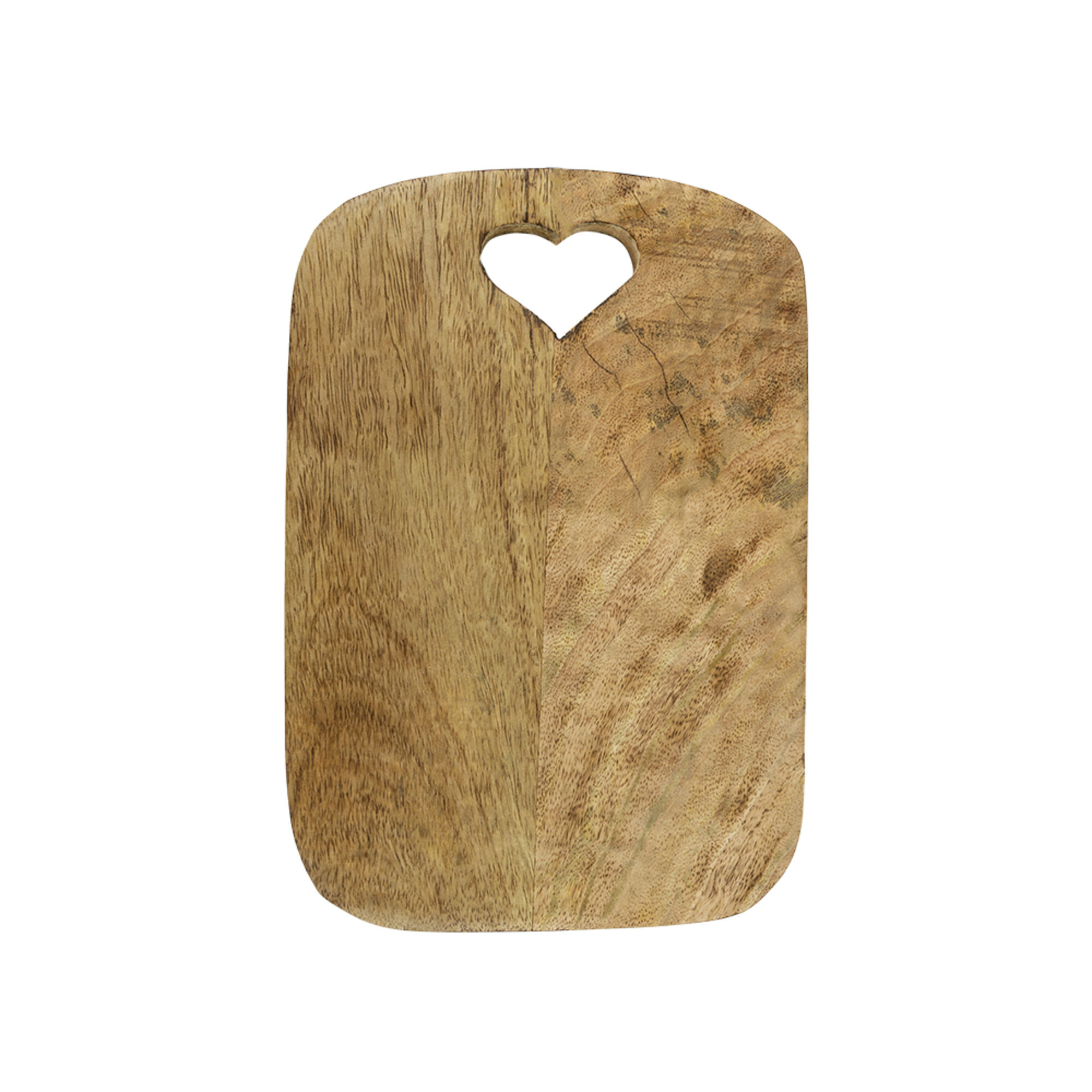 snijplank hart mango hout