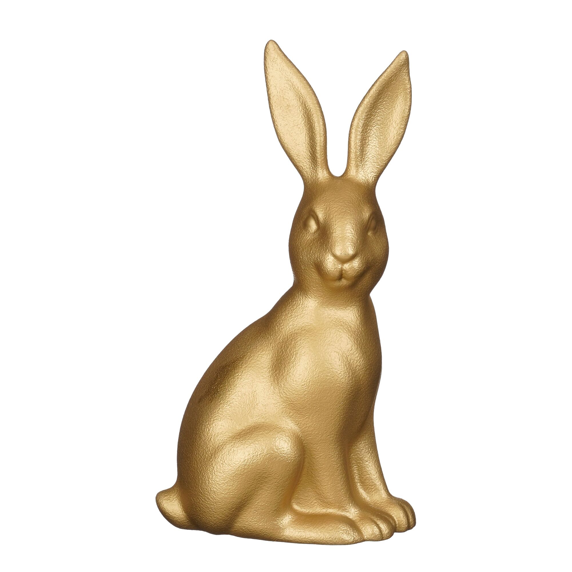 Decoratie konijn goud mat